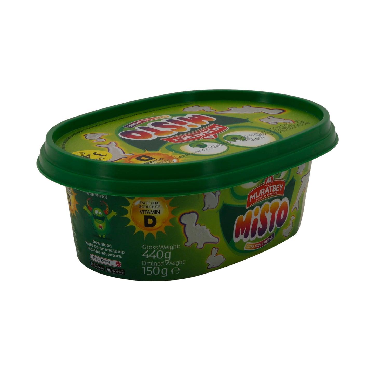 Frischkäse Muratbey Misto | Frischkäse | Cremig mit Vitamin D | 440 g