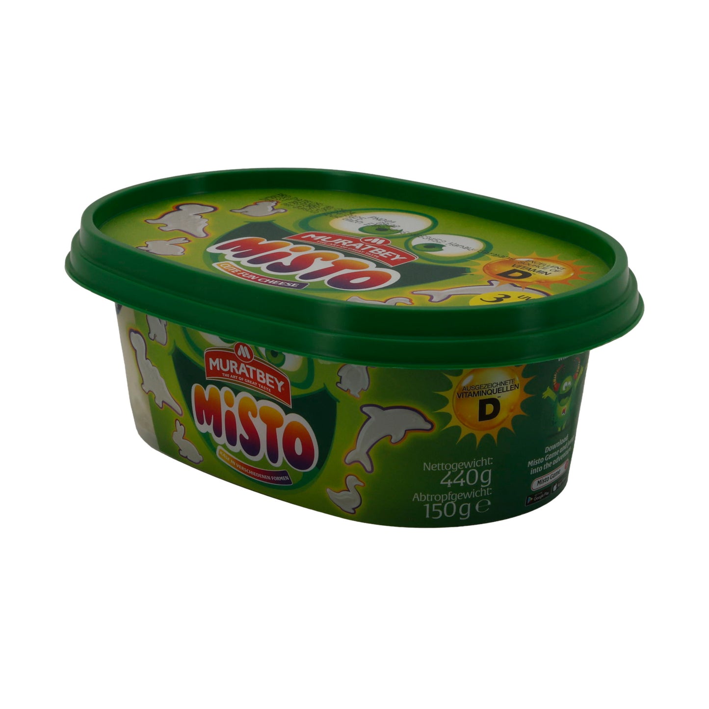 Frischkäse Muratbey Misto | Frischkäse | Cremig mit Vitamin D | 440 g