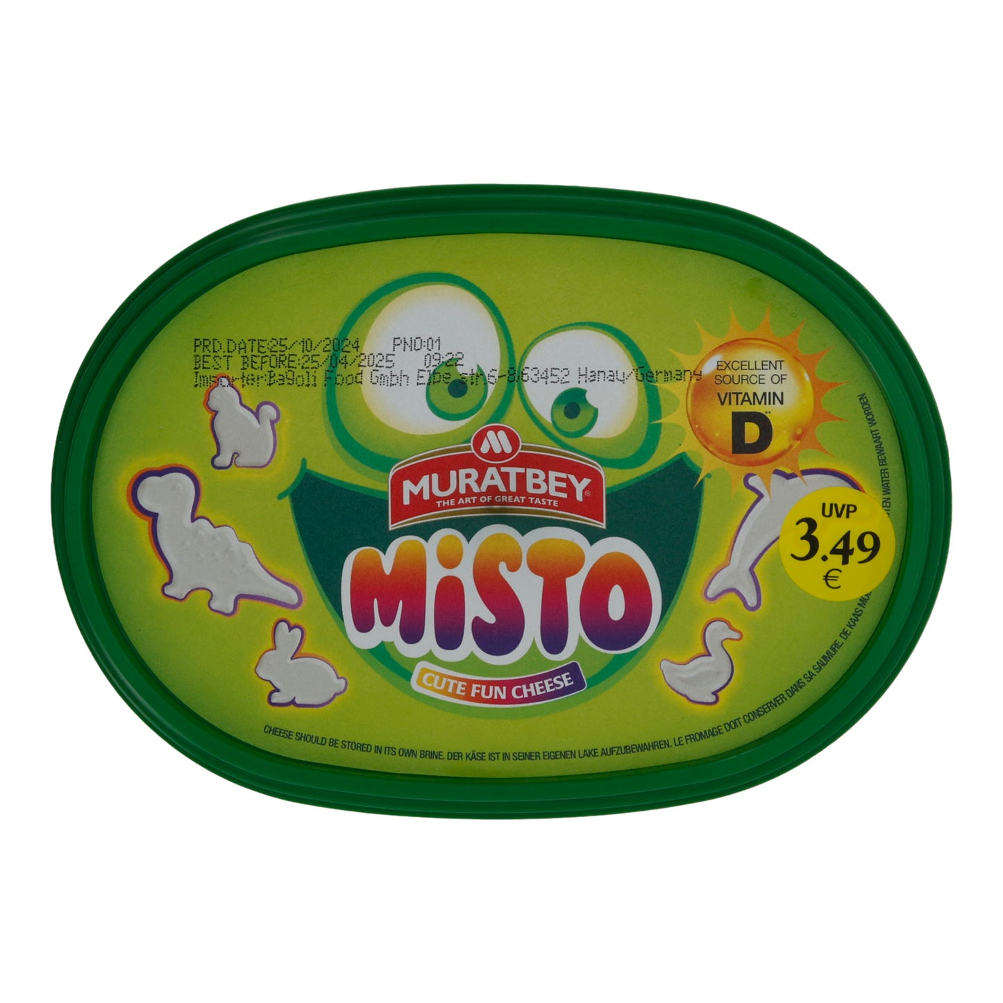 Frischkäse Muratbey Misto | Frischkäse | Cremig mit Vitamin D | 440 g