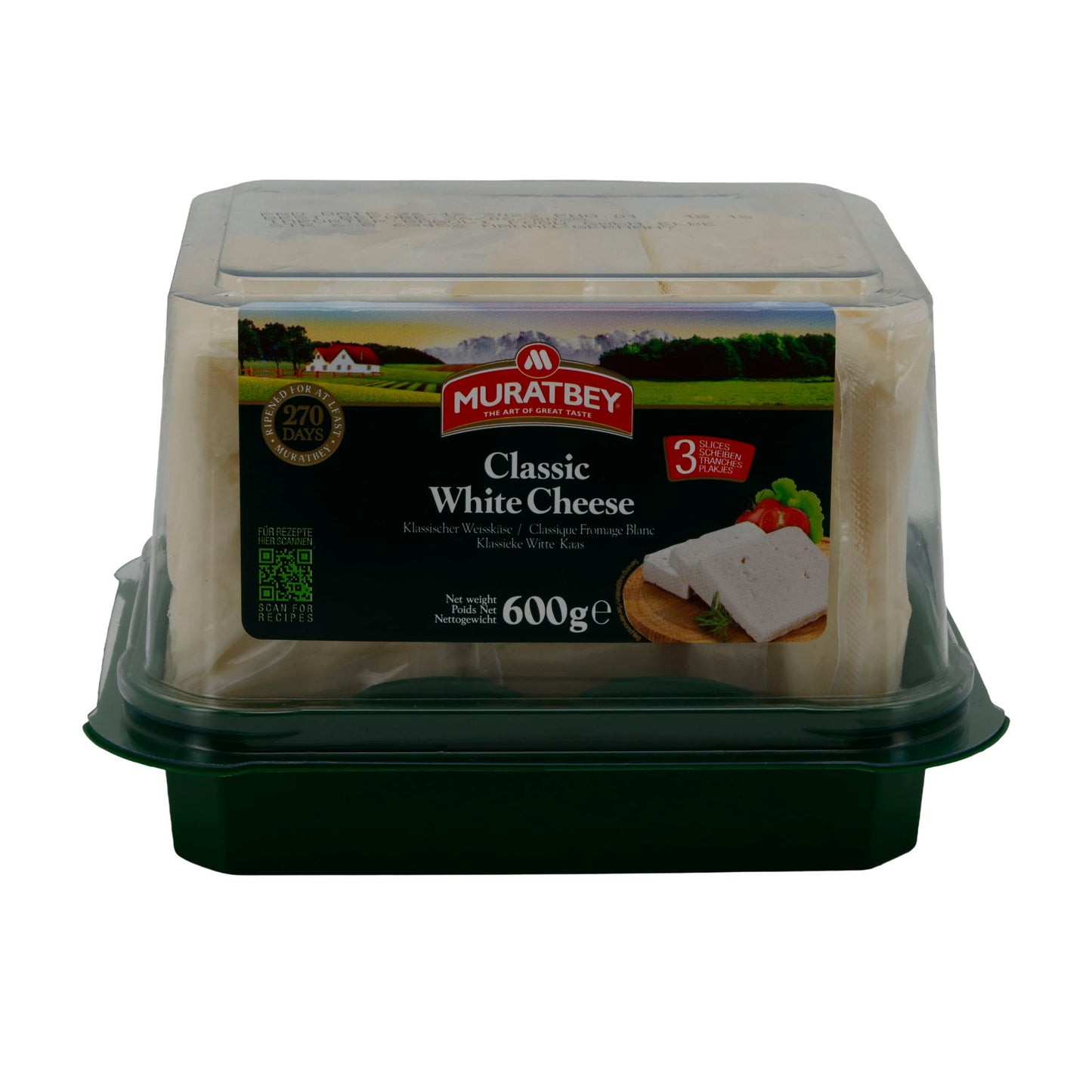 Weißkäse Muratbey Classic White Cheese | Klassisch | Frische Kuhmilch | 600 g
