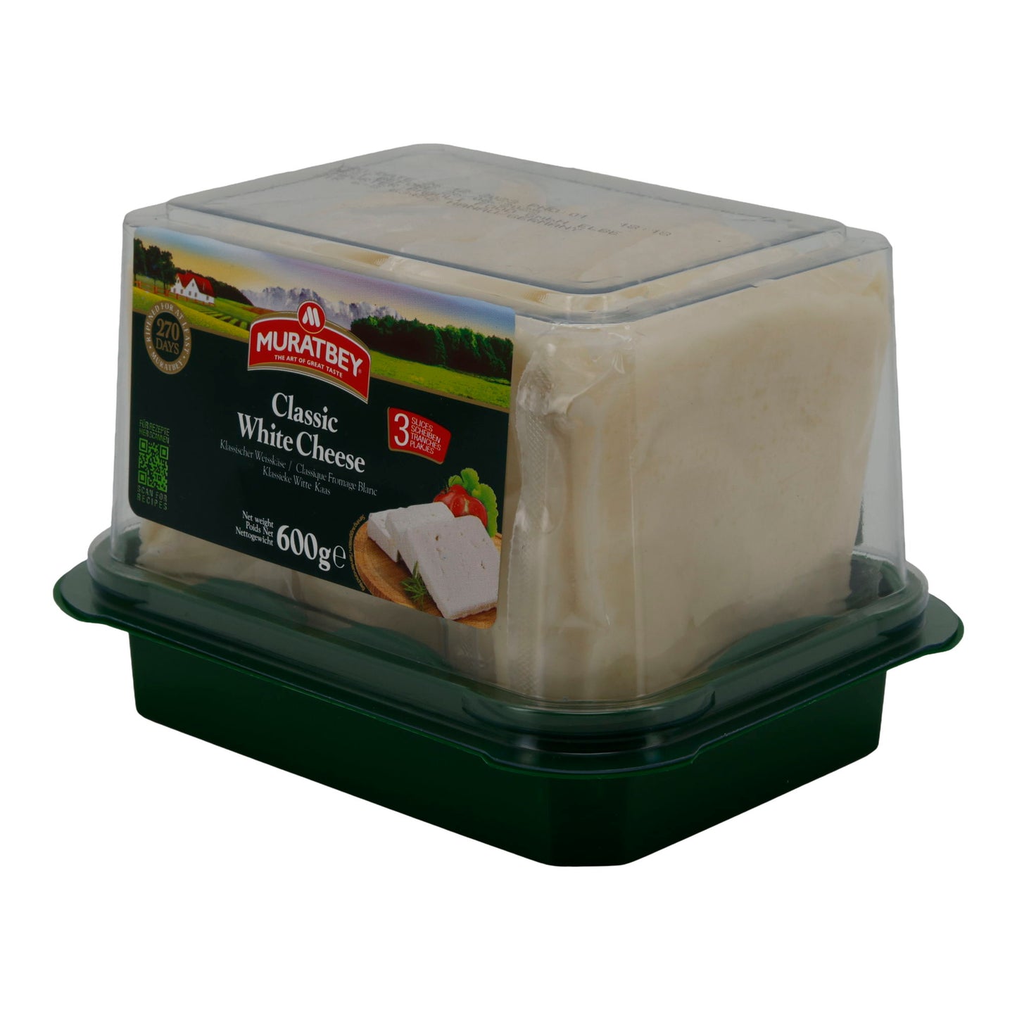 Weißkäse Muratbey Classic White Cheese | Klassisch | Frische Kuhmilch | 600 g