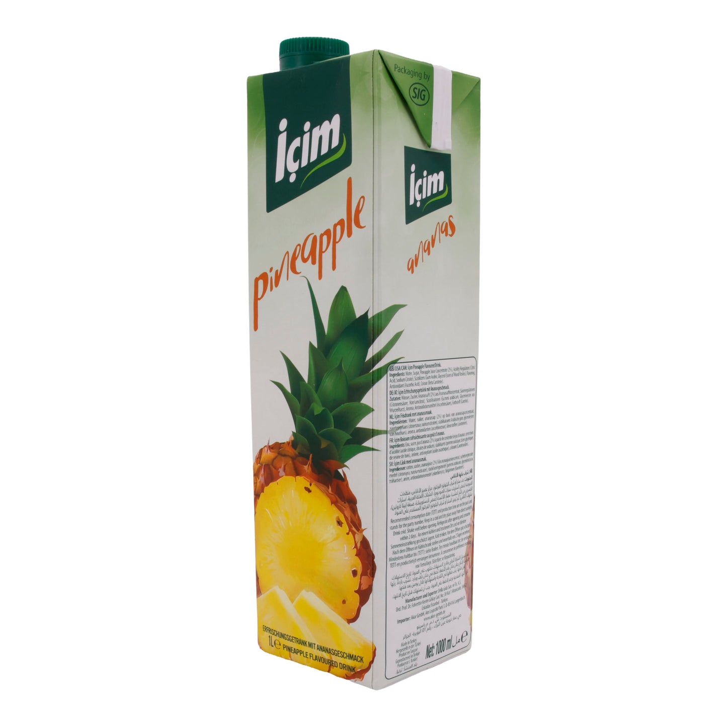 Fruchtgetränk İçim | Ananasgetränk | Erfrischender Tropengenuss | 1 Liter