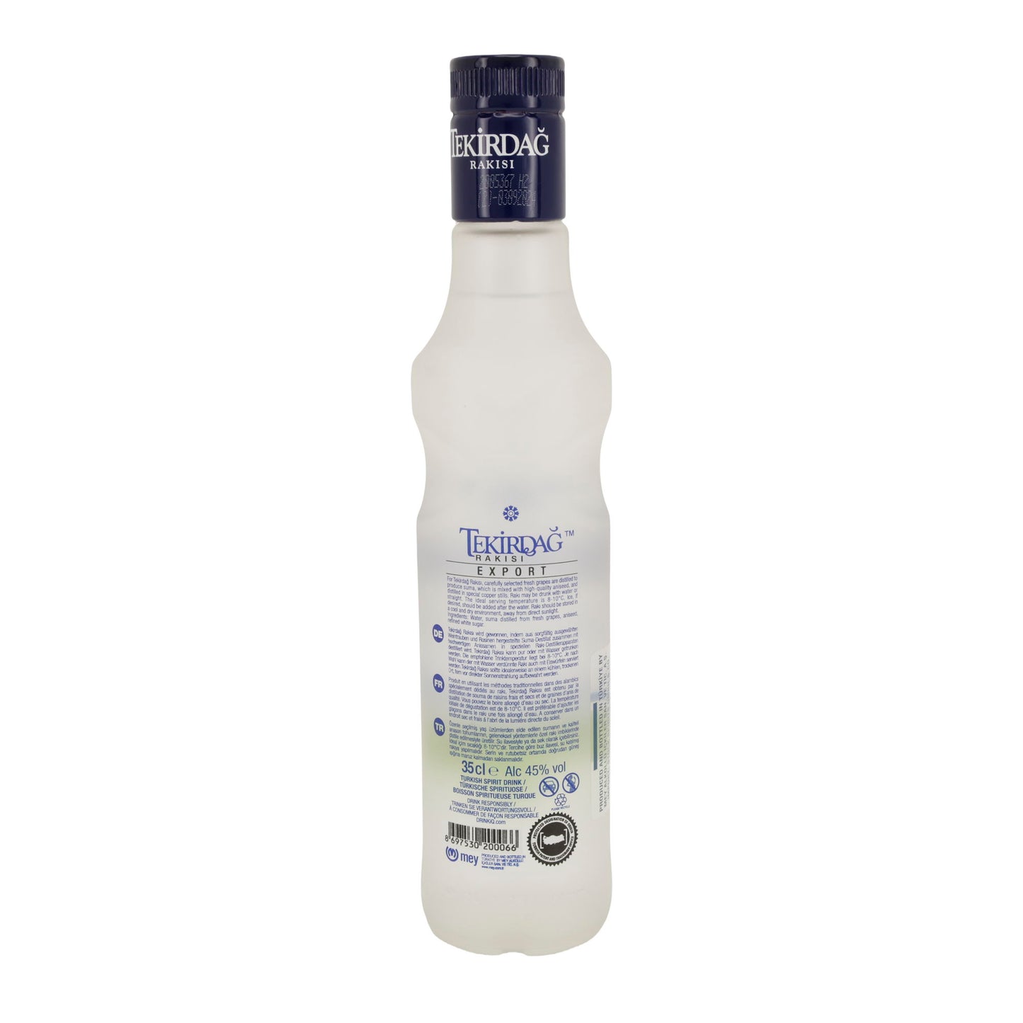 Tekirdağ Rakısı | Export | 100 % frische Trauben | 45 % vol | 350 ml