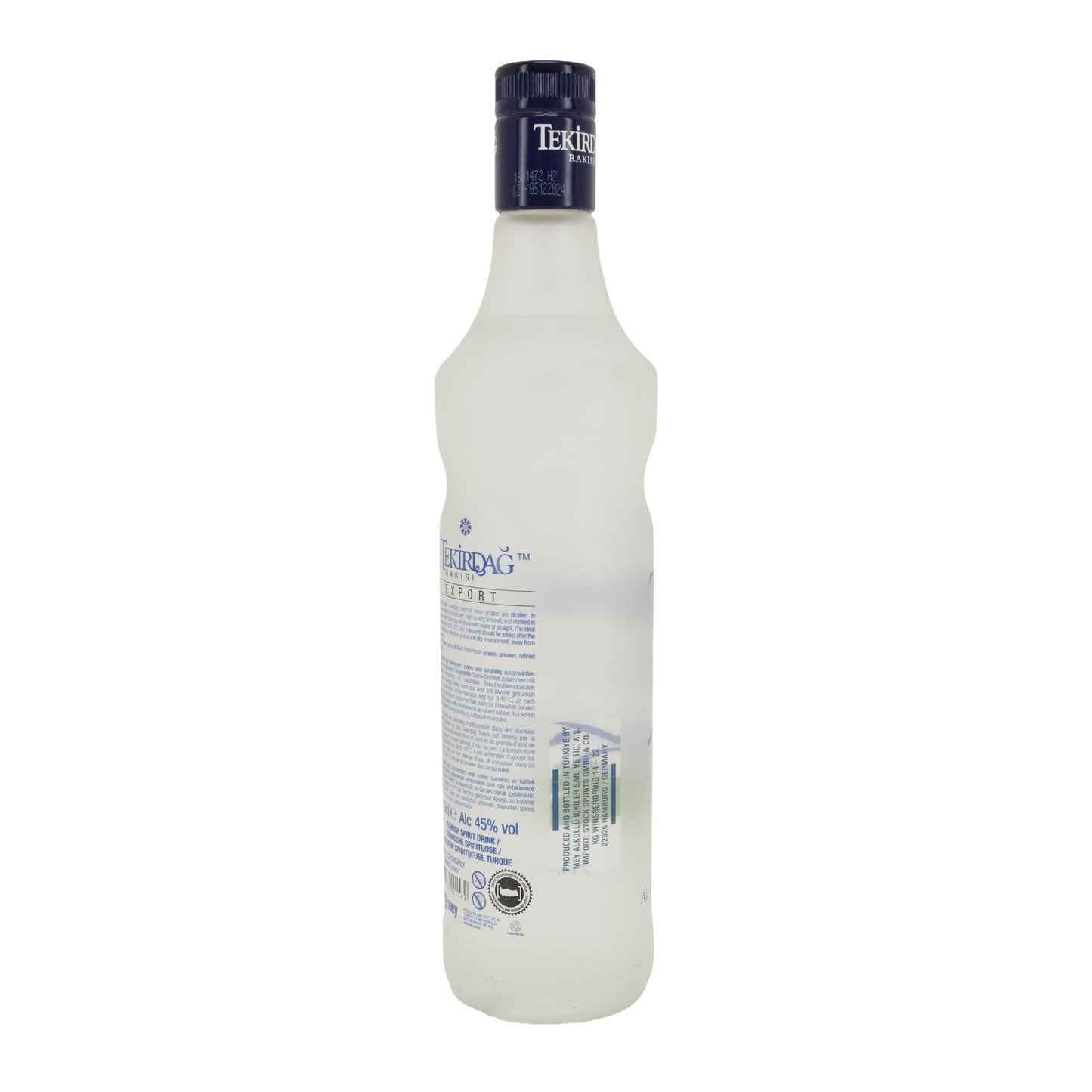 Tekirdağ Rakısı | İhracat | %100 taze üzüm | %45 hacim | 700 ml
