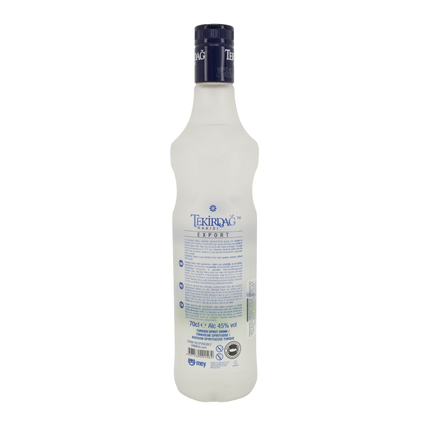 Tekirdağ Rakısı | İhracat | %100 taze üzüm | %45 hacim | 700 ml