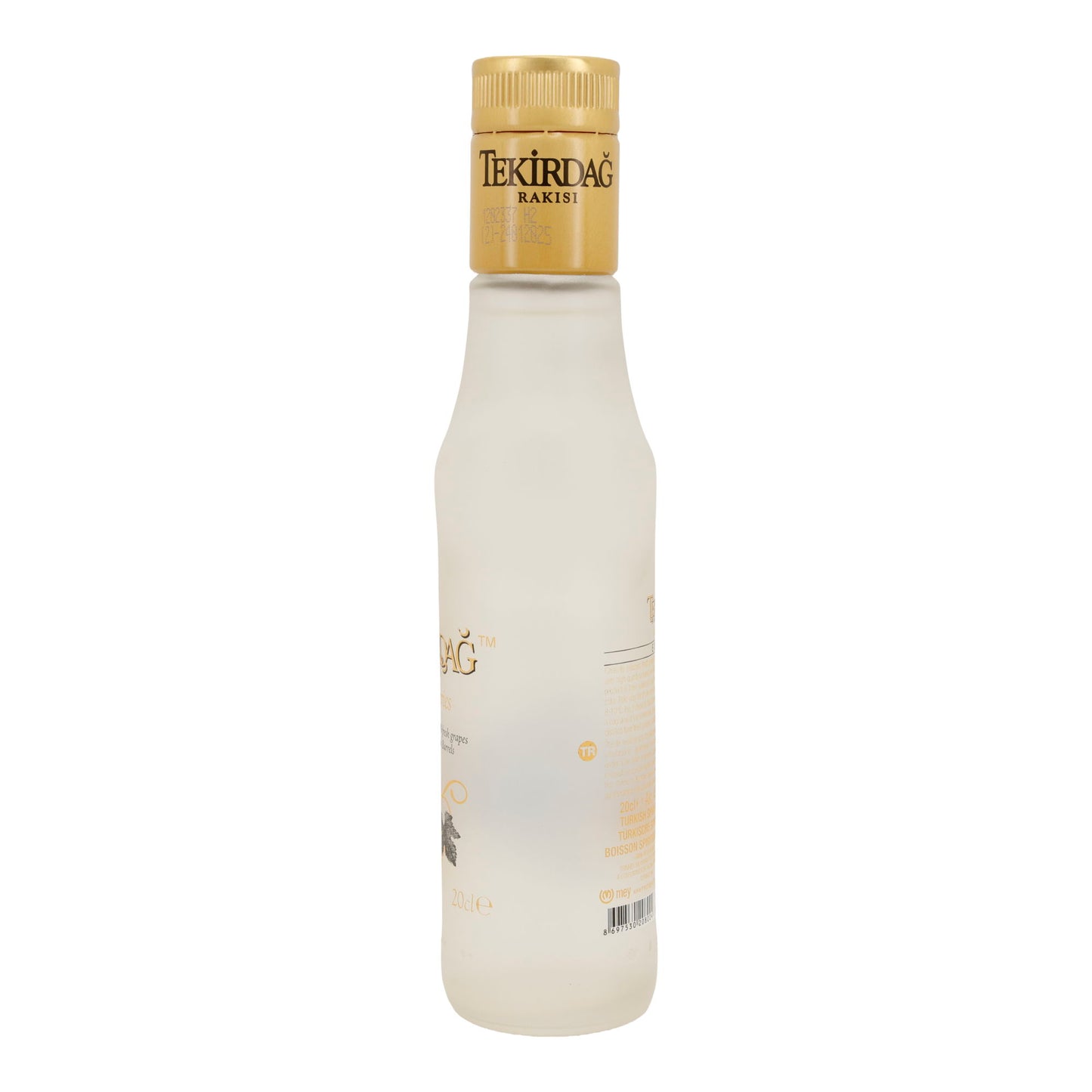 Tekirdağ Rakısı | Altın Serisi | Meşe Fıçıda Olgunlaştırılmış | %45 hacim | 200 ml