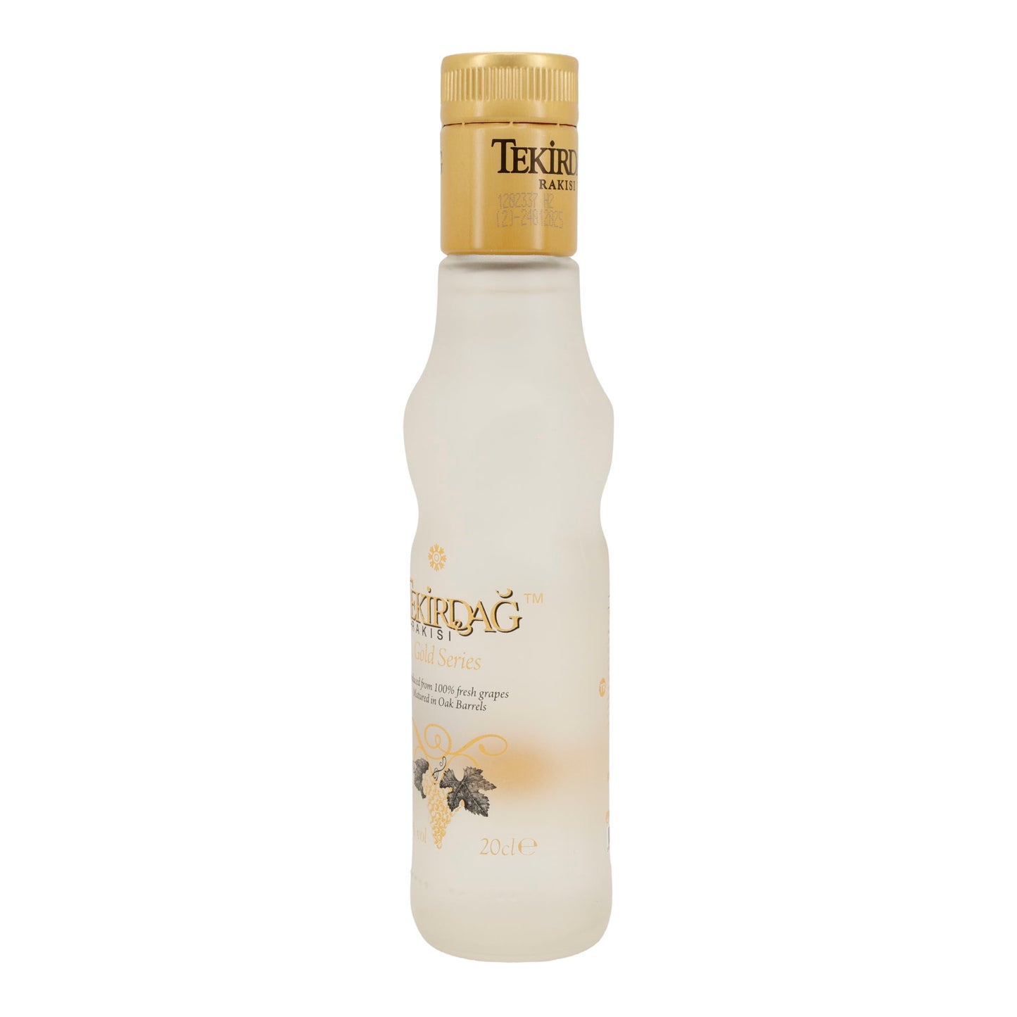 Tekirdağ Rakısı | Altın Serisi | Meşe Fıçıda Olgunlaştırılmış | %45 hacim | 200 ml
