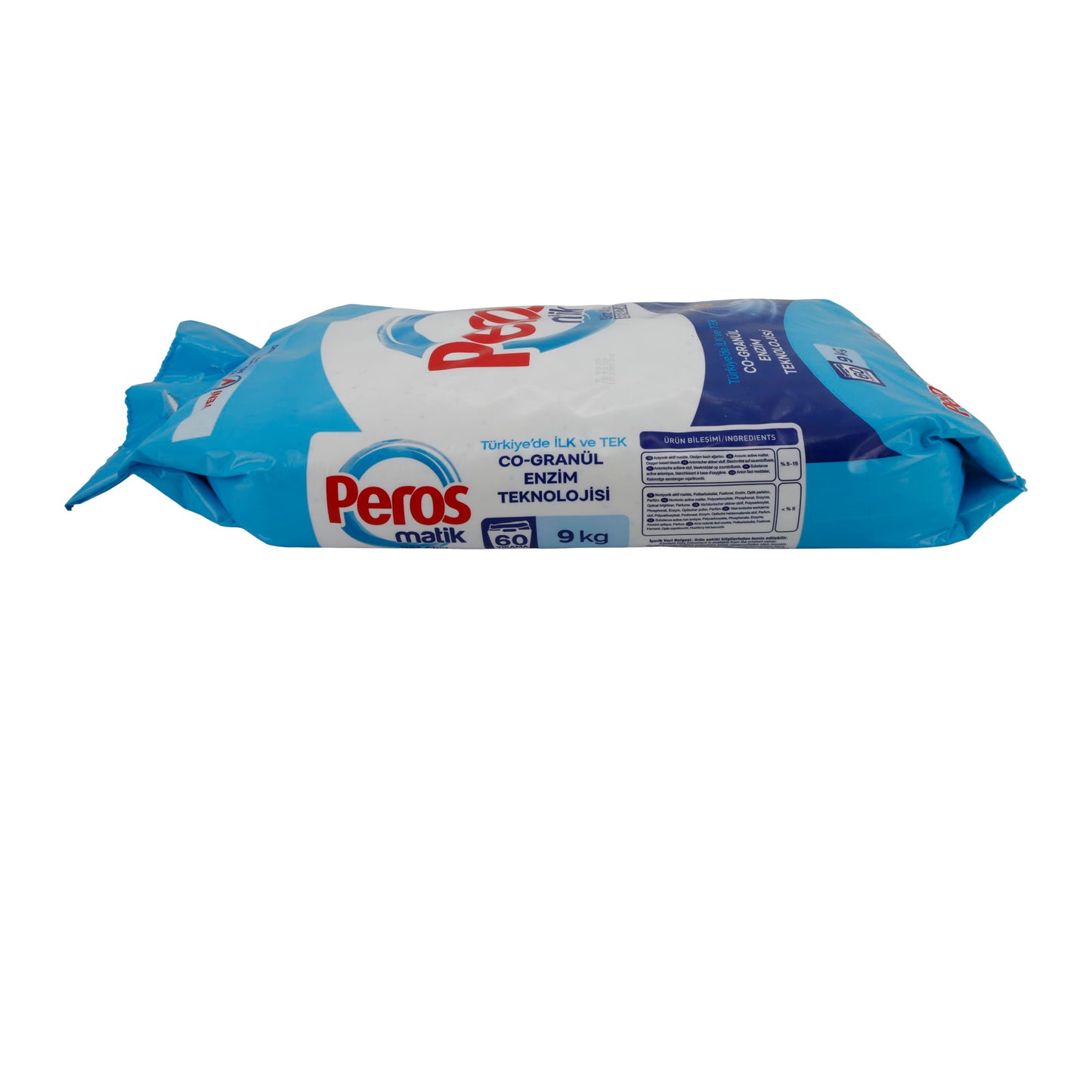 Waschpulver Peros Matik | Waschmittel | Für weiße Wäsche | 9 kg