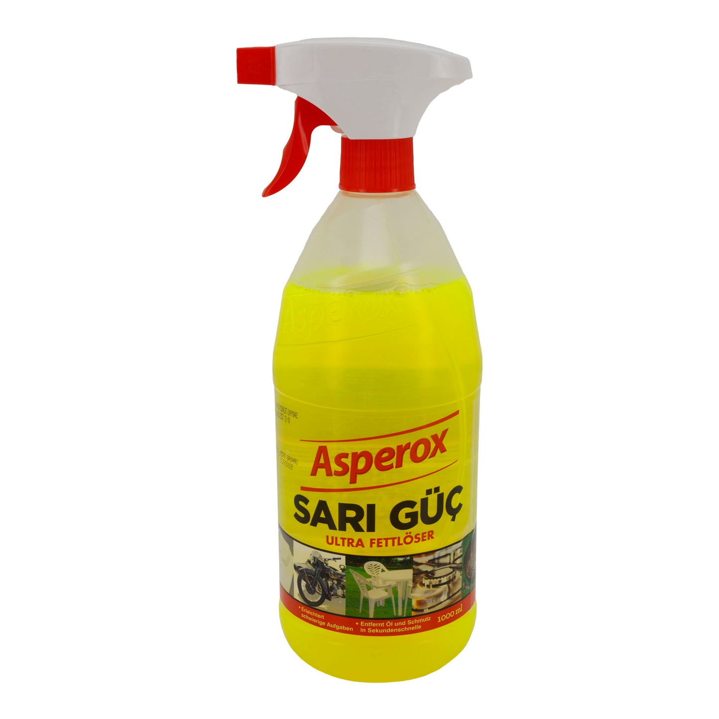 Fettlöser Asperox Sarı Güç Ultra | Fettlöser | Starker Fettlöser | 1000 ml