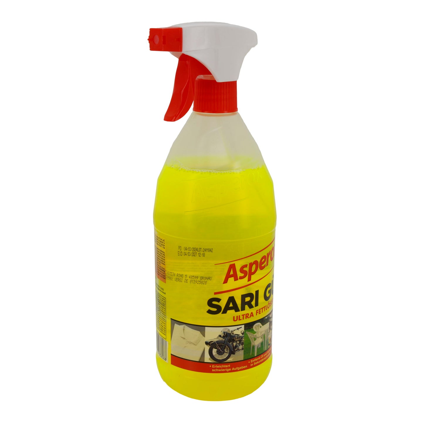 Fettlöser Asperox Sarı Güç Ultra | Fettlöser | Starker Fettlöser | 1000 ml