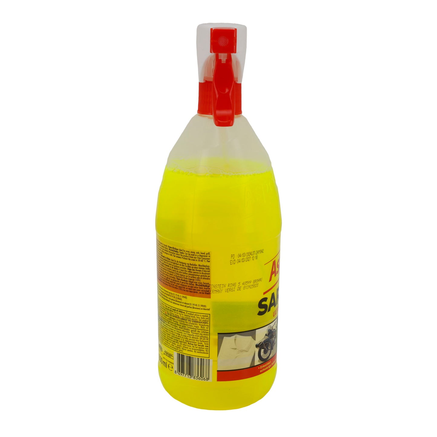 Fettlöser Asperox Sarı Güç Ultra | Fettlöser | Starker Fettlöser | 1000 ml