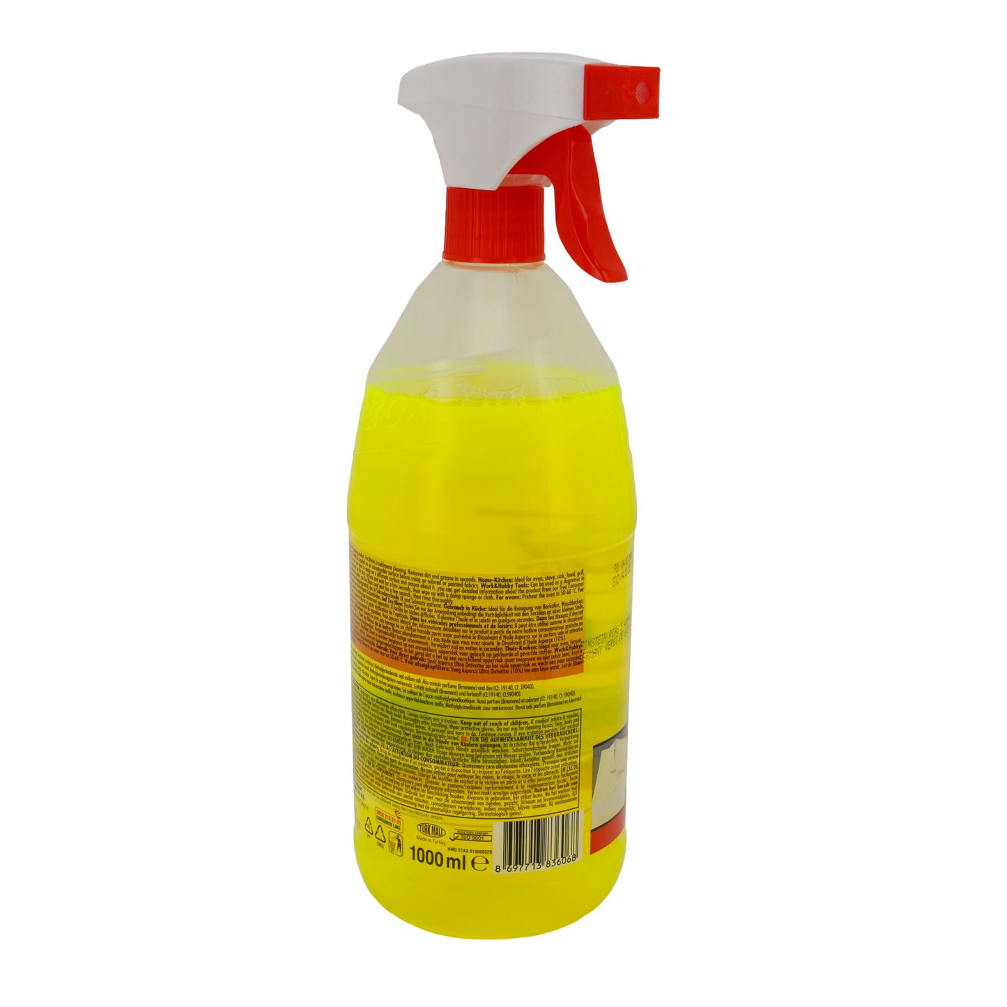 Fettlöser Asperox Sarı Güç Ultra | Fettlöser | Starker Fettlöser | 1000 ml