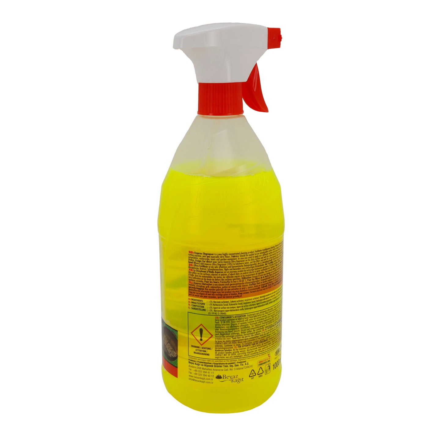 Fettlöser Asperox Sarı Güç Ultra | Fettlöser | Starker Fettlöser | 1000 ml