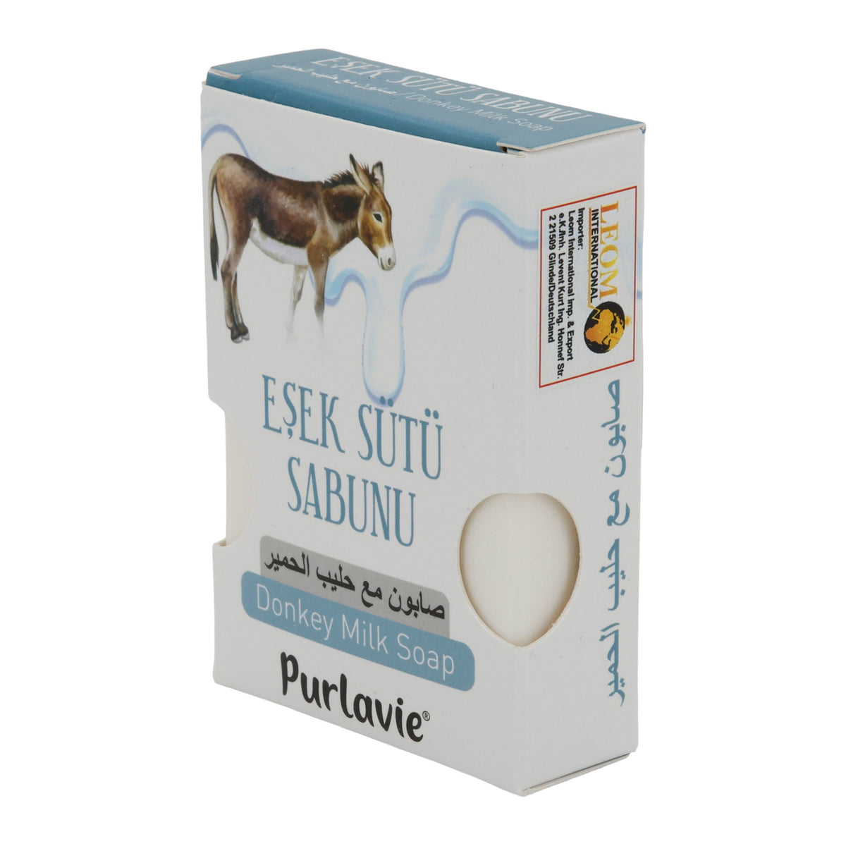 Seife Purlavie | Eselmilchseife | Spendet Feuchtigkeit | 100 g PURLAVIE