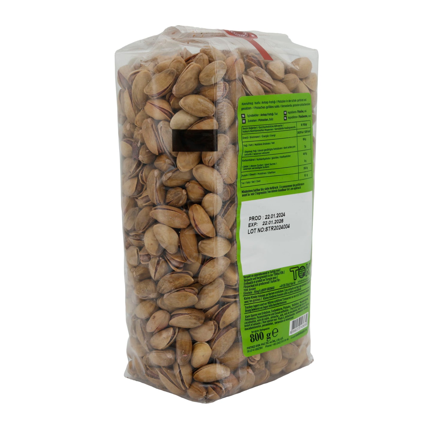 Pistacchi Fıstıkçı | Tostati e salati | Pistacchi di Antep | 800 g