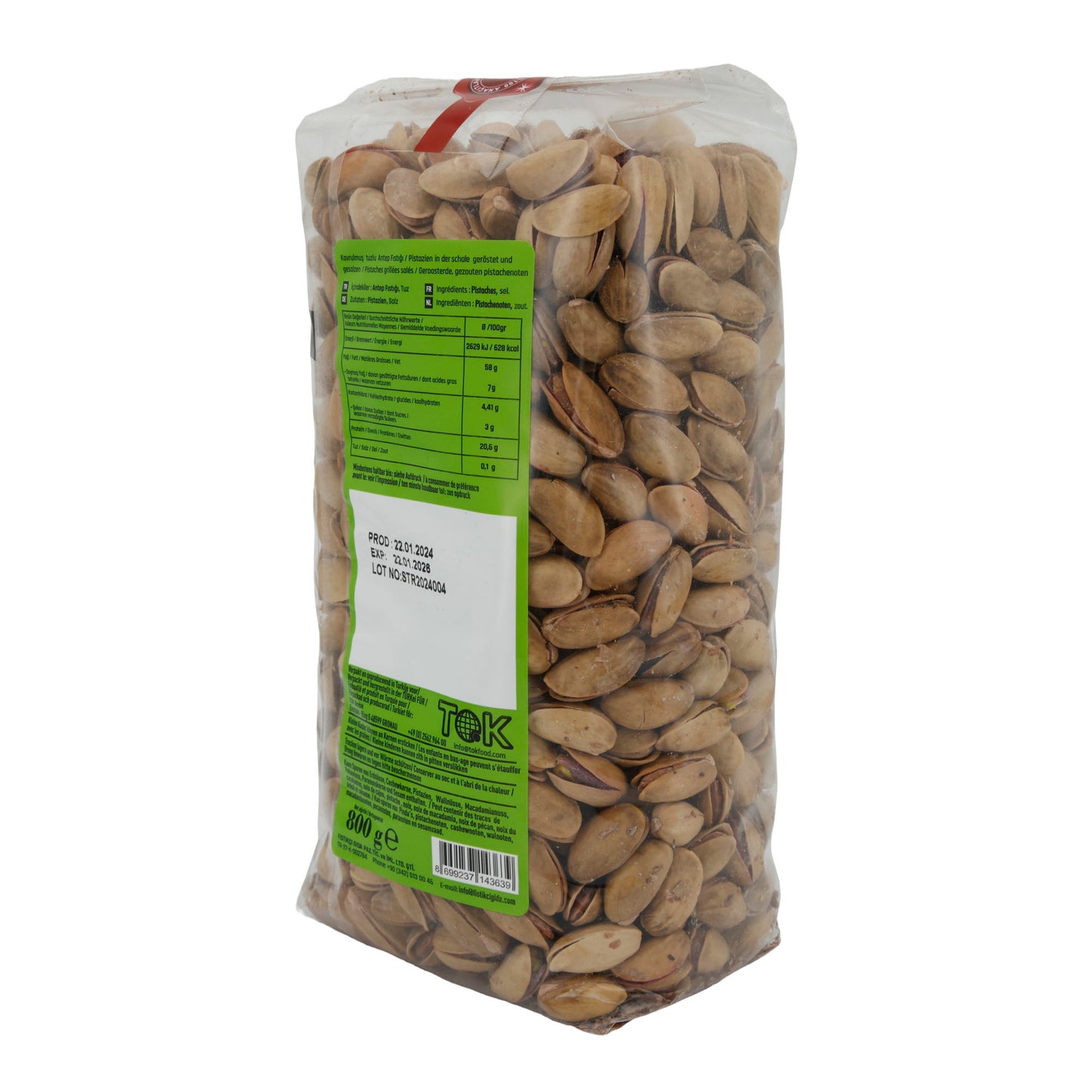 Pistacchi Fıstıkçı | Tostati e salati | Pistacchi di Antep | 800 g