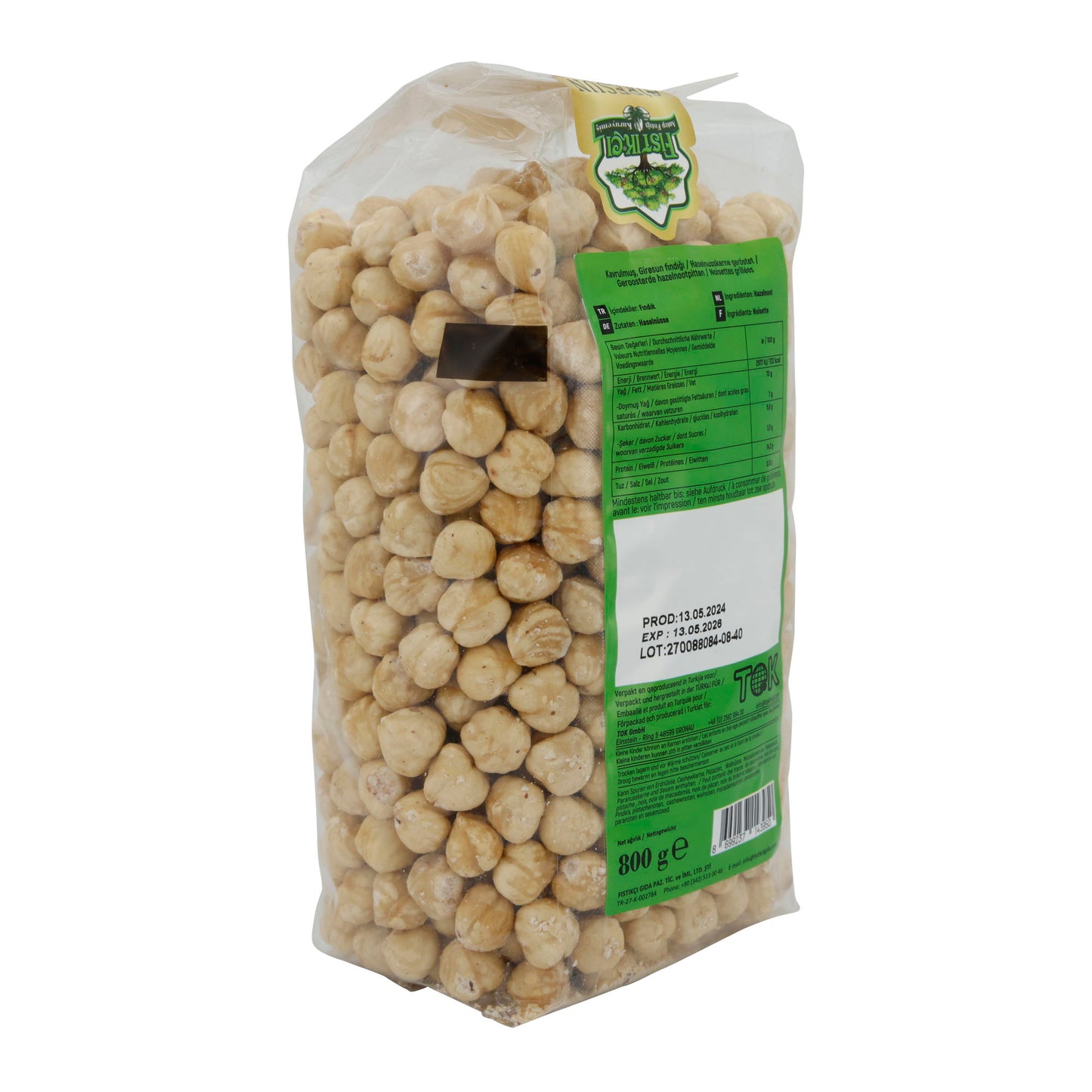Noisettes de Giresun | Grillées | De Giresun, Turquie | 800 g