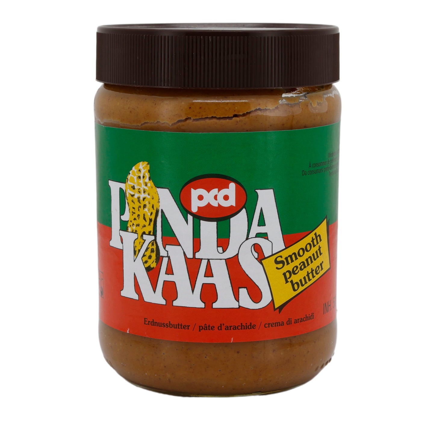 Burro di arachidi PCD | Pindakaas Burro di arachidi liscio | Burro di arachidi cremoso senza pezzi | 500 g