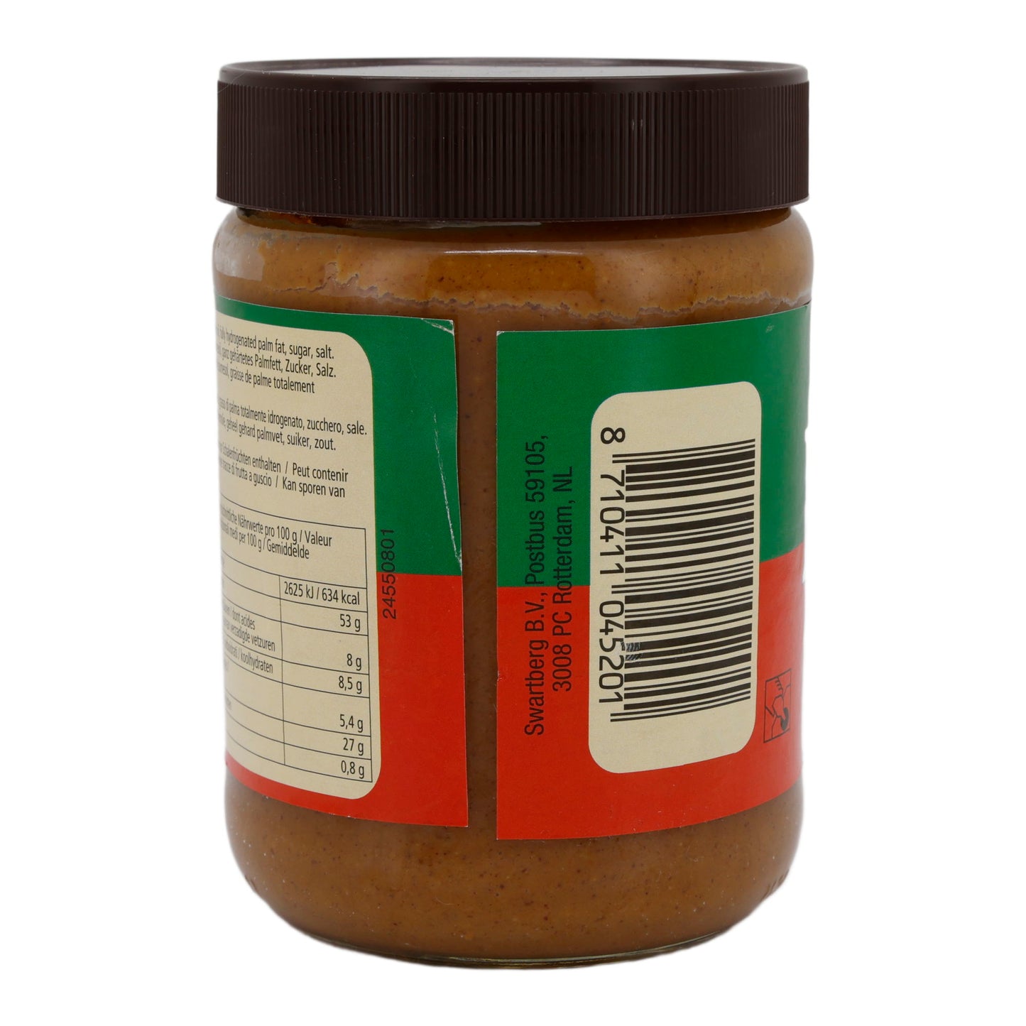 Burro di arachidi PCD | Pindakaas Burro di arachidi liscio | Burro di arachidi cremoso senza pezzi | 500 g