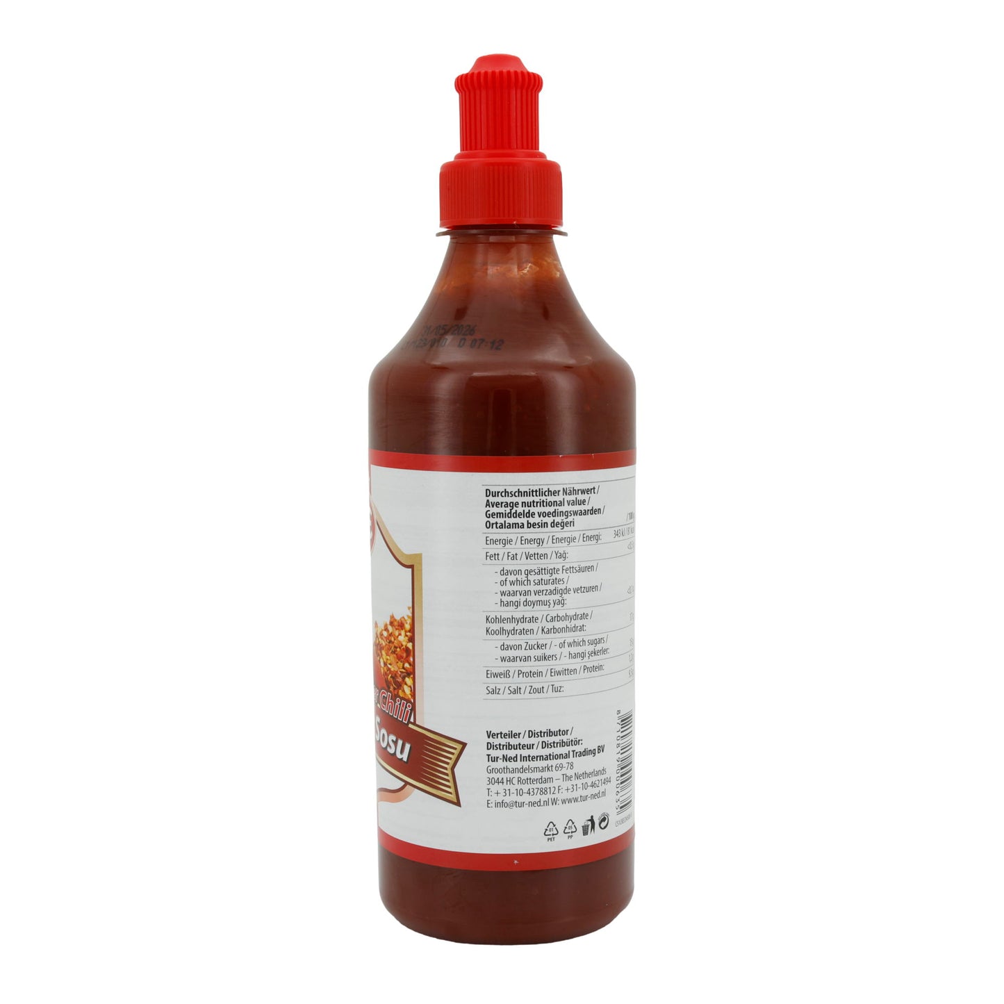 Chili Sauce Ece | Sriracha Super Chili | Extra scharf | 580 g