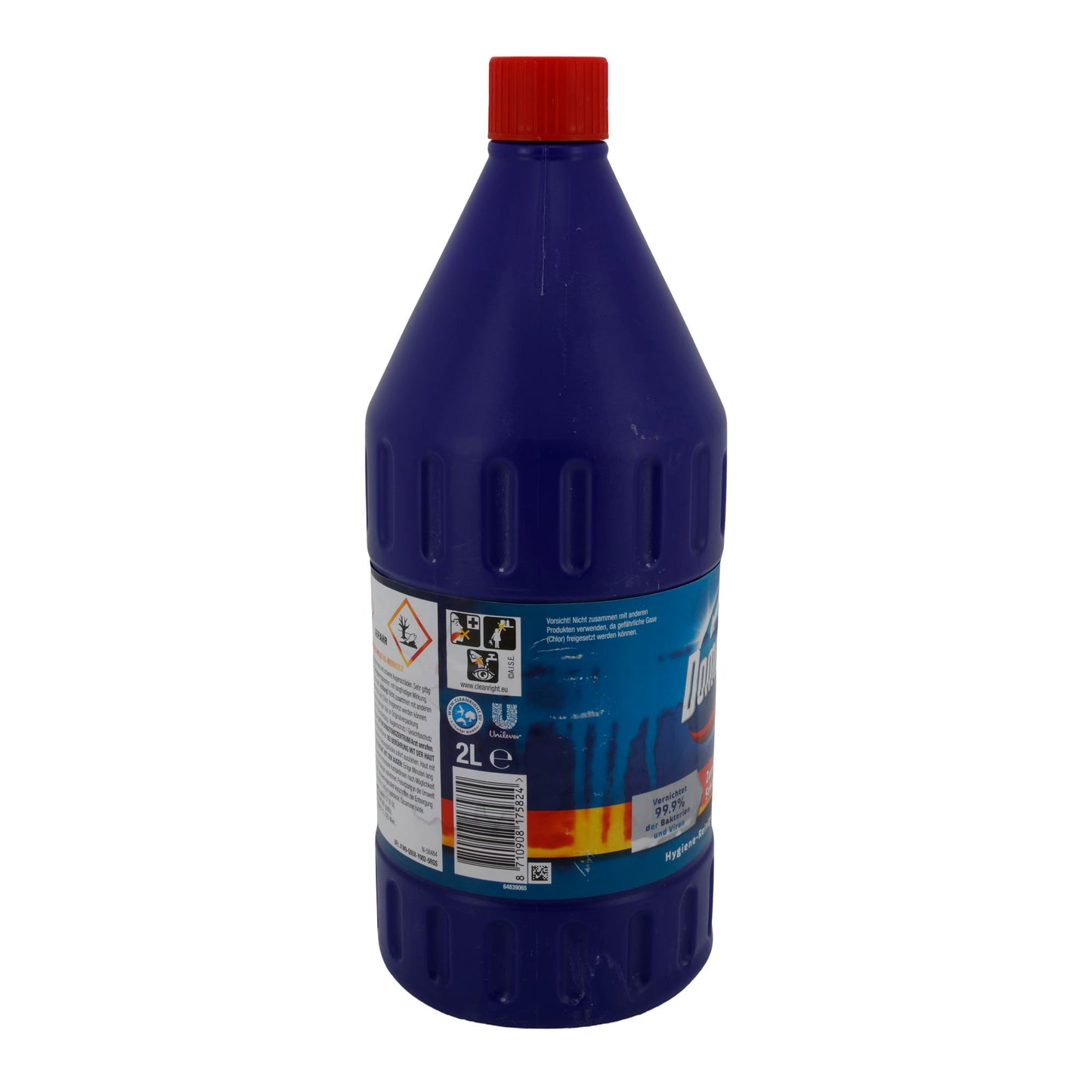 Hygiene-Reiniger Domestos | Reiniger | Mit Aktiv-Chlor | 2 l