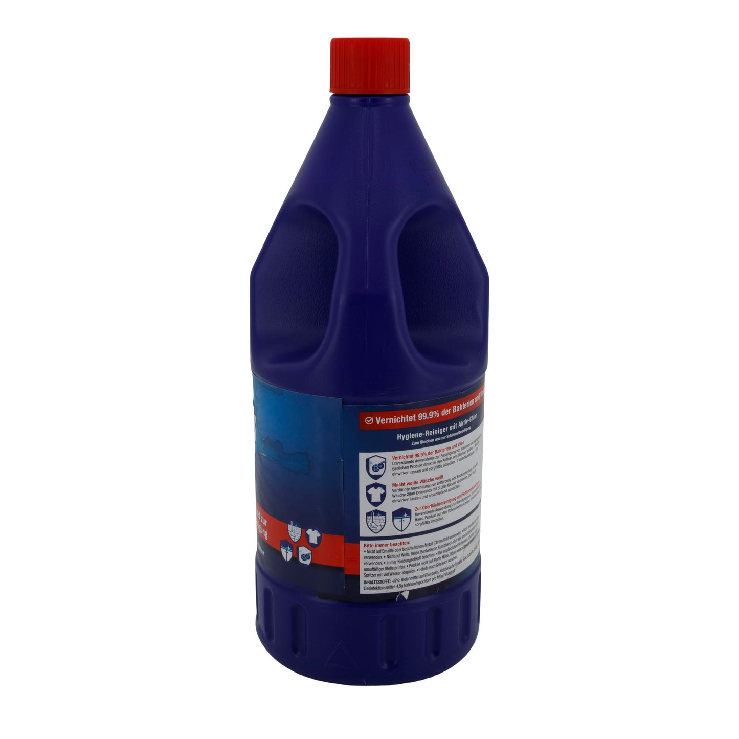 Hygiene-Reiniger Domestos | Reiniger | Mit Aktiv-Chlor | 2 l