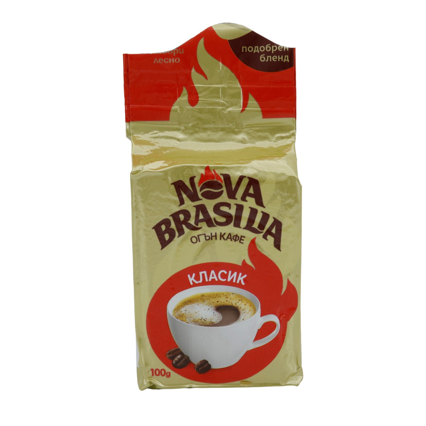 Kaffee Classic Nova Brasilia | Caffè macinato | Gusto intenso e versatile | 100 g
