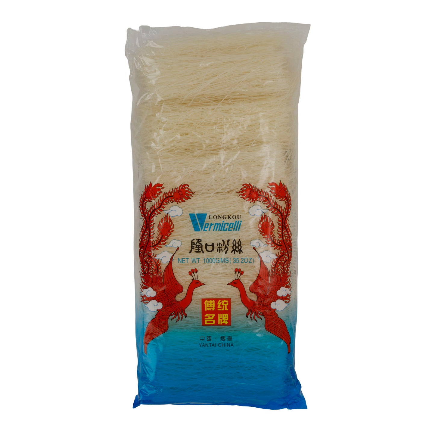 Vermicelli Glasnudeln Longkou | Makarna | Asya spesiyaliteleri için mükemmel | 1 kg