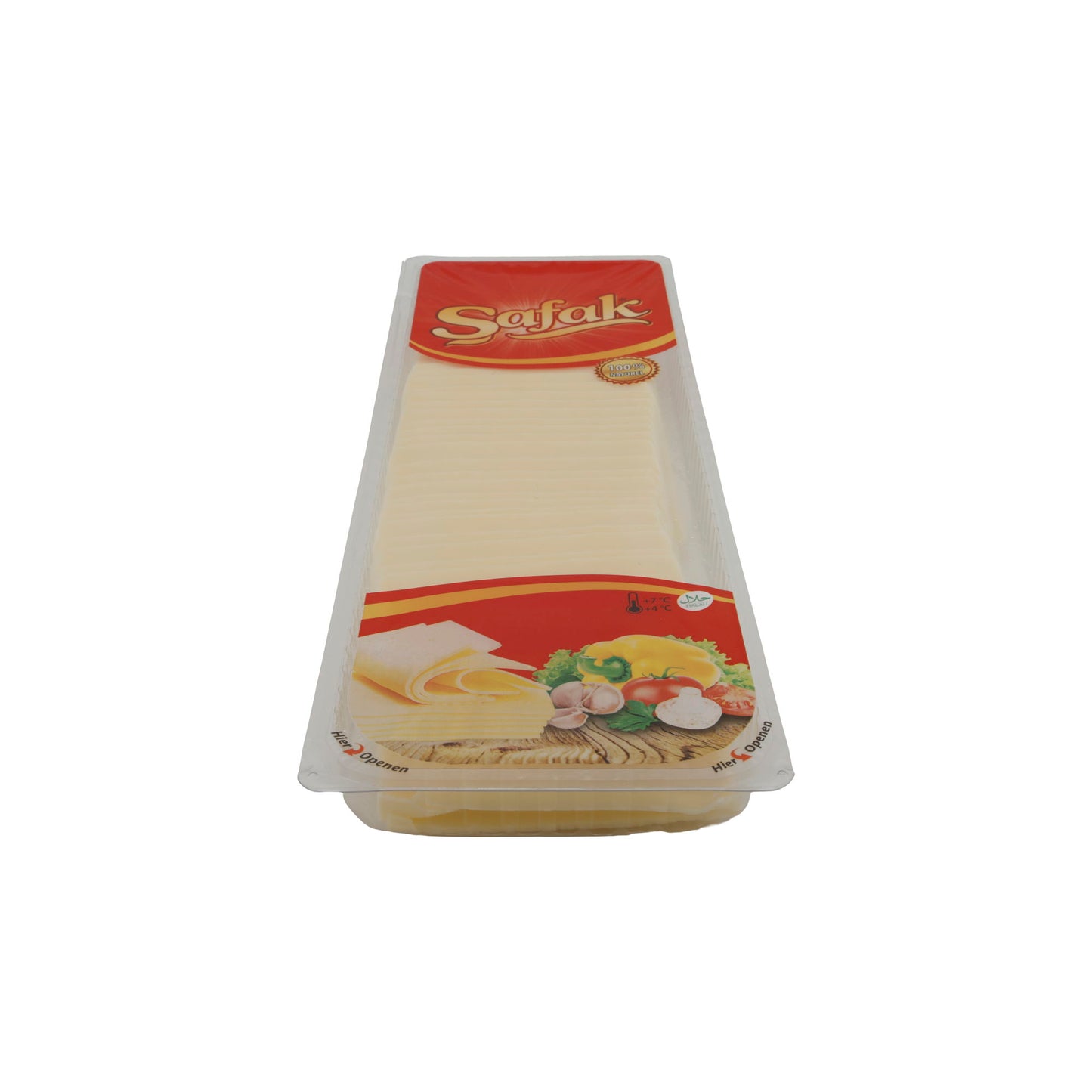 Cheese Safak Gouda Slices | Mild Processed Cheese | Heat Stable | 700 g Pack