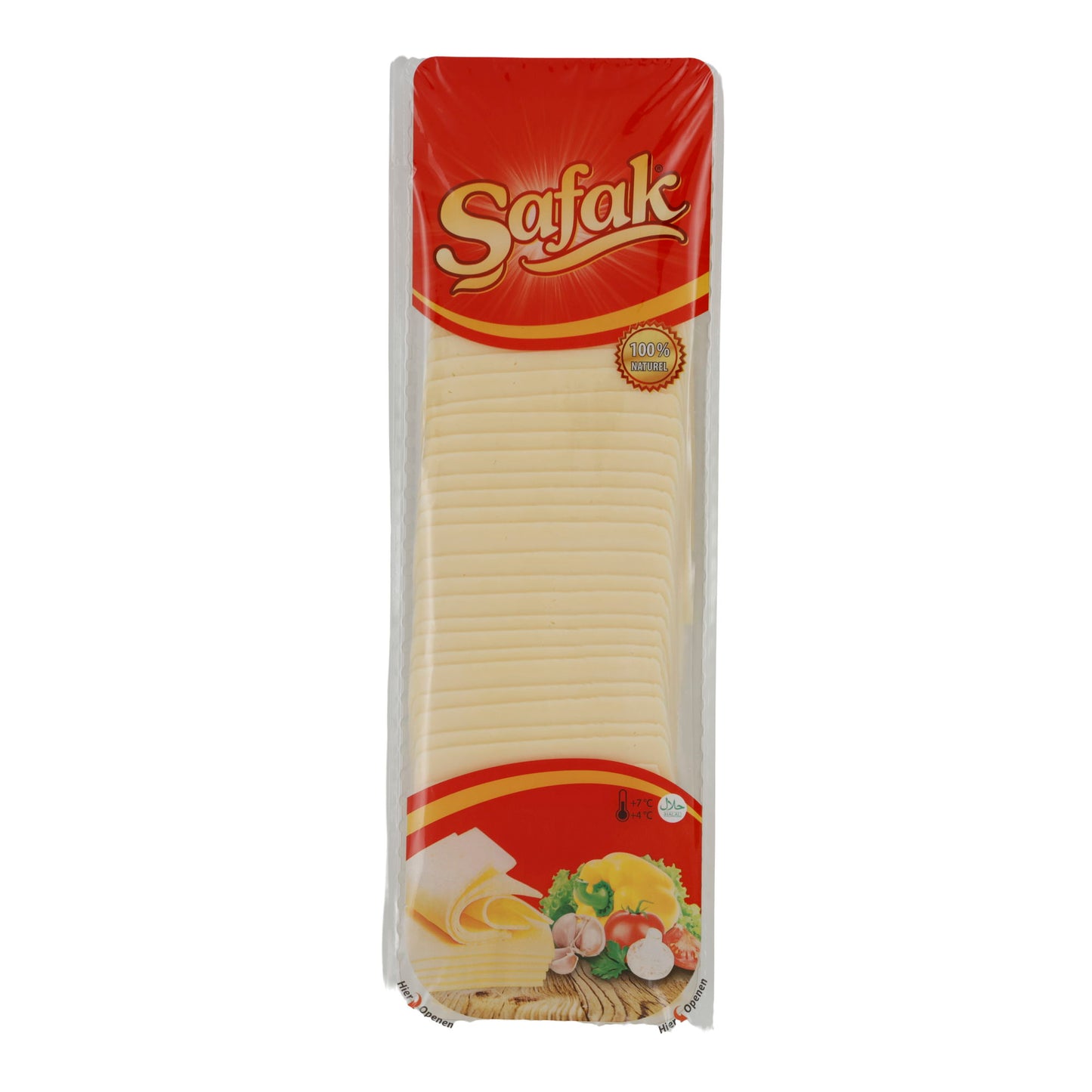 Cheese Safak Gouda Slices | Mild Processed Cheese | Heat Stable | 700 g Pack