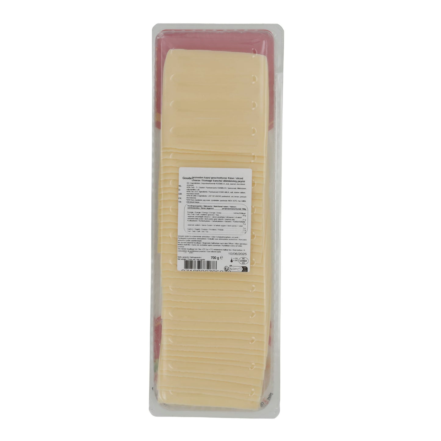 Cheese Safak Gouda Slices | Mild Processed Cheese | Heat Stable | 700 g Pack