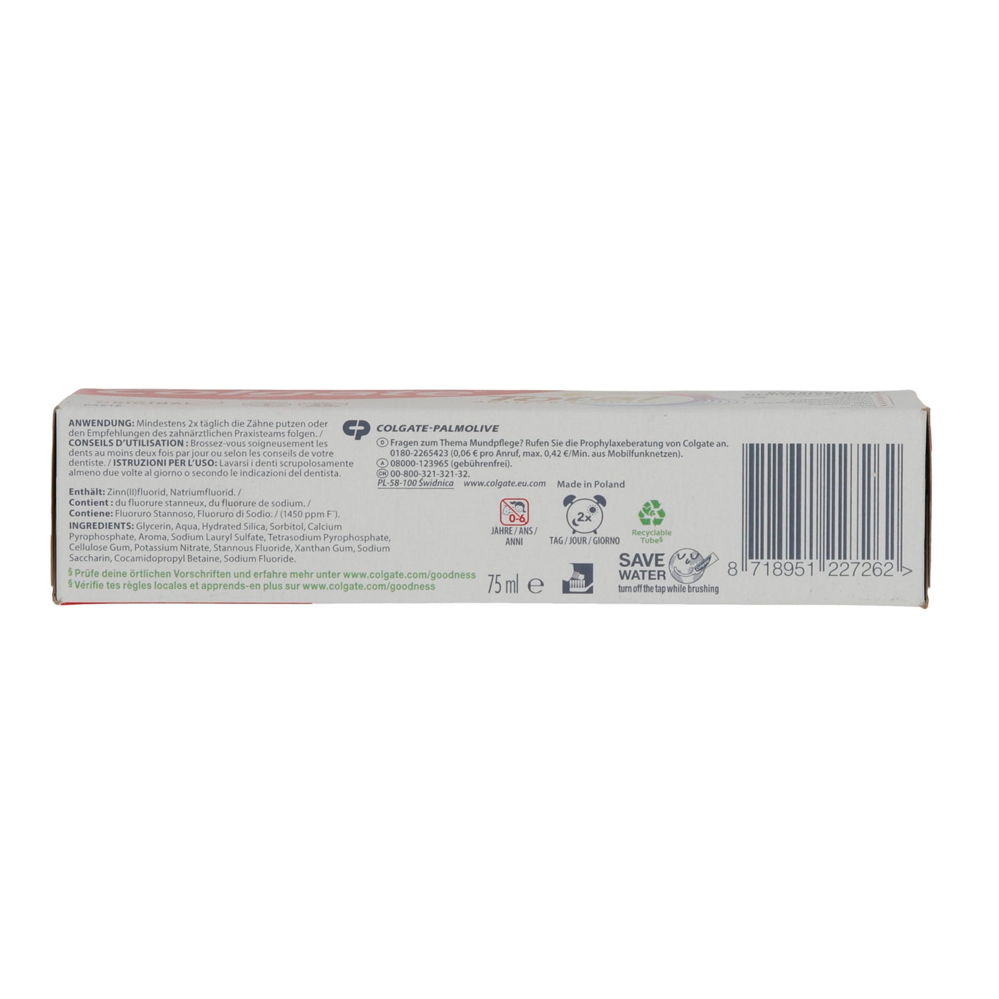 Zahnpasta Colgate Total | Original | Aktiver Schutz gegen Plaque, Karies & Zahnstein | 75 ml