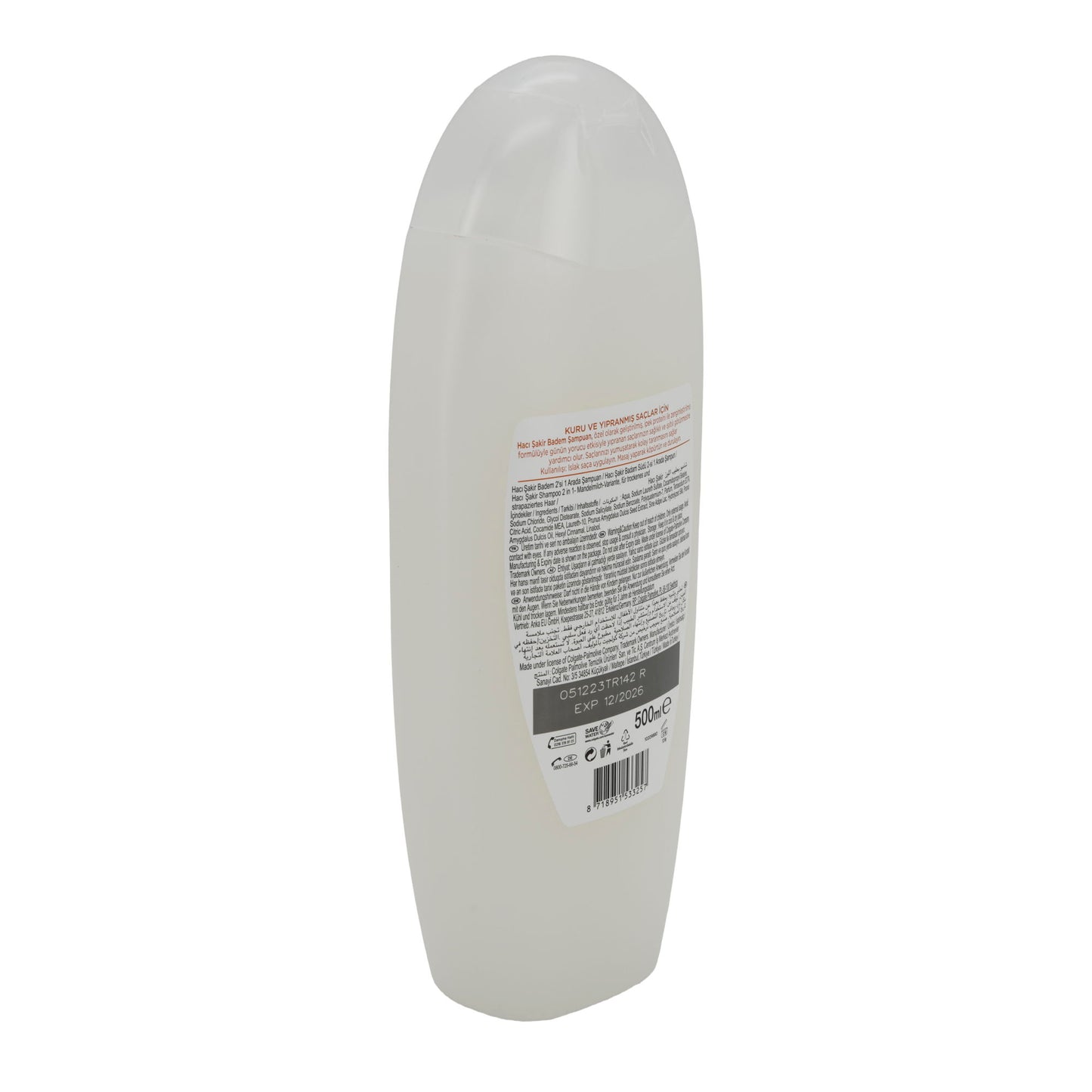 Shampoo & Conditioner Haci Şakir 2-in-1 | Douchegel | Amandelolie | 500 ml