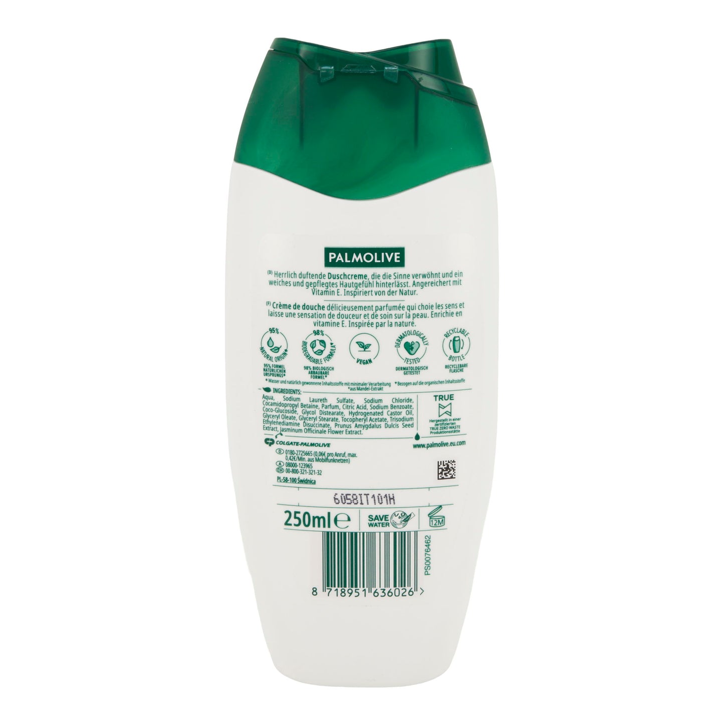 Palmolive Naturals Jasmin & Milch Duschcreme 250 ml