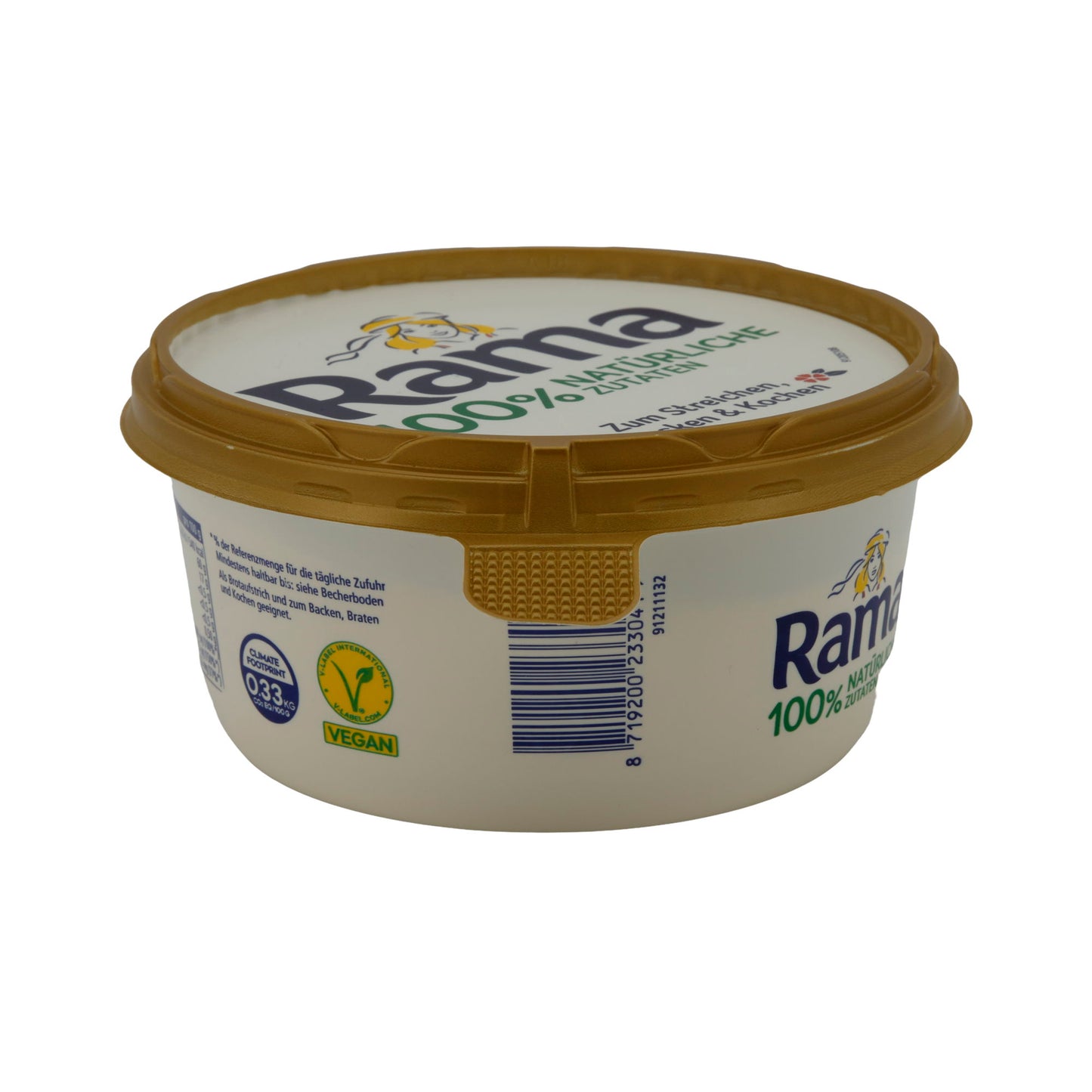 Pflanzenmargarine Rama | Pflanzenmargarine | 100 % Natürliche Zutaten, vielseitiger Genuss | 400 g