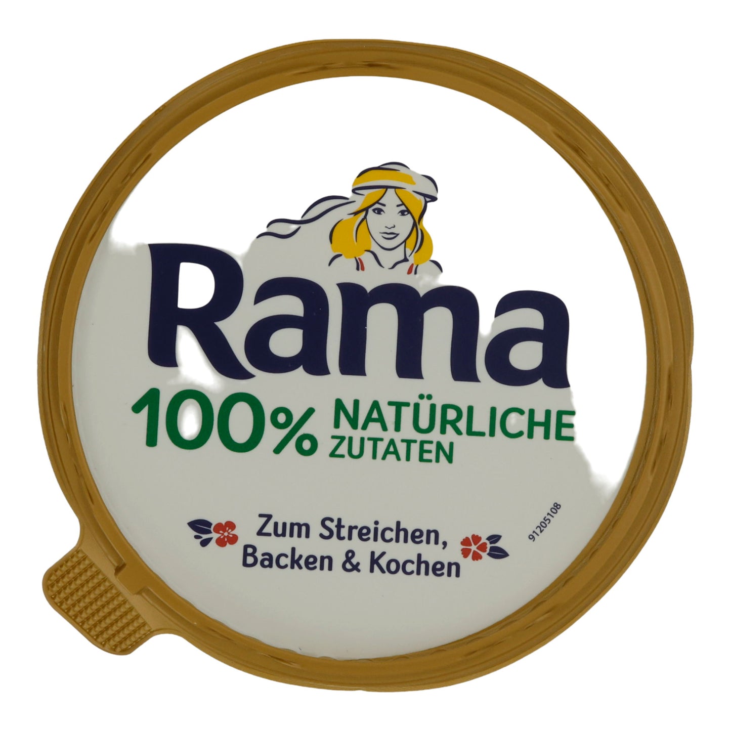 Pflanzenmargarine Rama | Pflanzenmargarine | 100 % Natürliche Zutaten, vielseitiger Genuss | 400 g