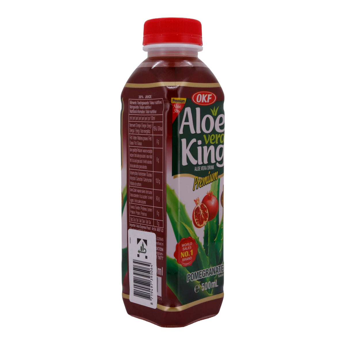 Aloe Vera Getränk OKF Aloe Vera King Granatapfel | Getränk | mit Granatapfelgeschmack | 500 ml OKF