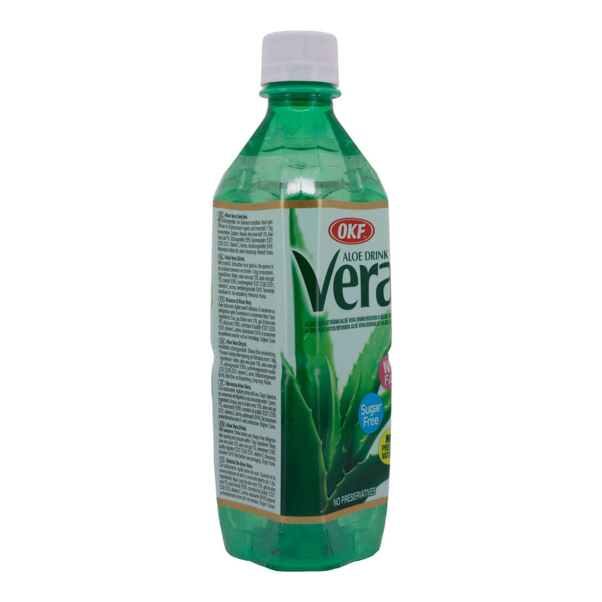 Aloe Vera Drink OKF | Aloe Drink Vera | Zuckerfrei, erfrischend, ohne Fett | 500 ml ALOE VERA