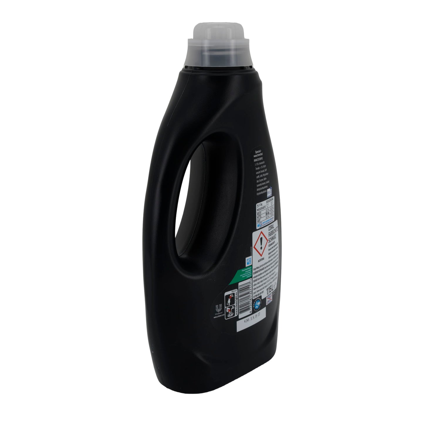 Coral Farbschutz Schwarz Waschmittel | Für dunkle Textilien | 1,15 l | 23 Waschladungen | Farb- & Faserschutz