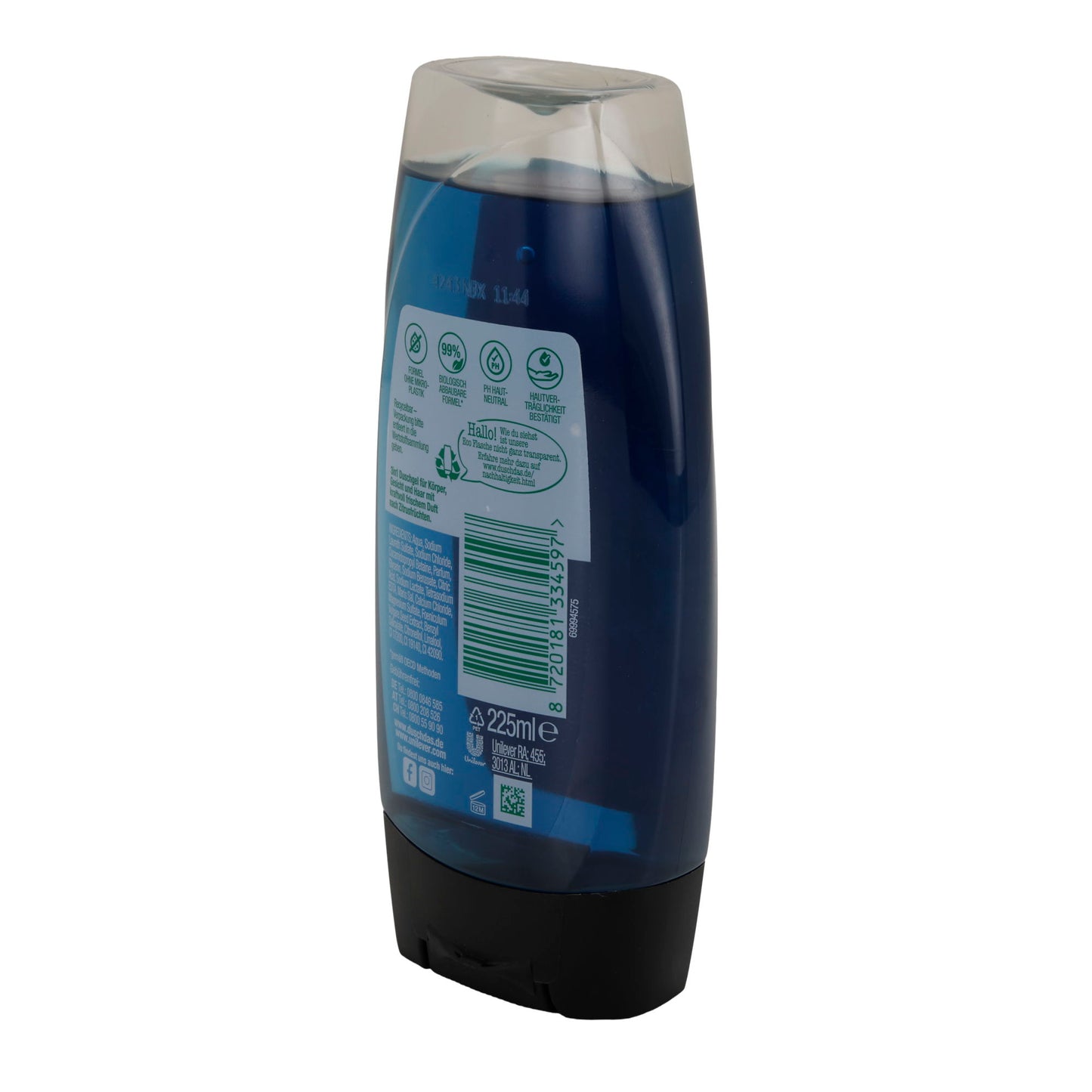 Duschgel duschdas Sport | 3in1 für Körper, Gesicht & Haar | Kraftvoll frisch | 225 ml