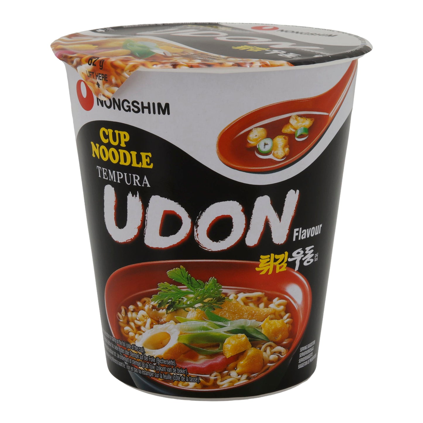Tempura Udon Nongshim | Instant-Nudelcup | Japanisch mit Fischflocken | 62 g