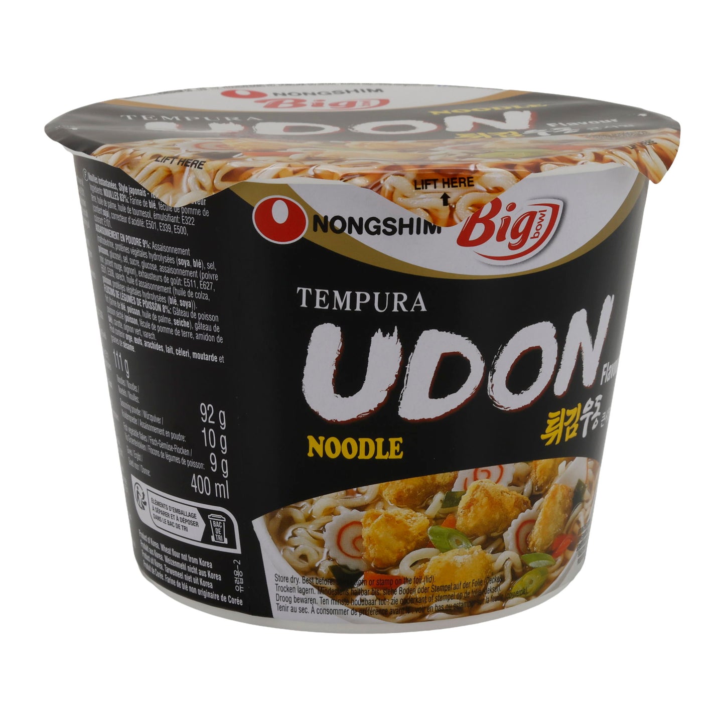 Tempura Udon Noodle Flavour Nongshim | Instant Cup | 111 g