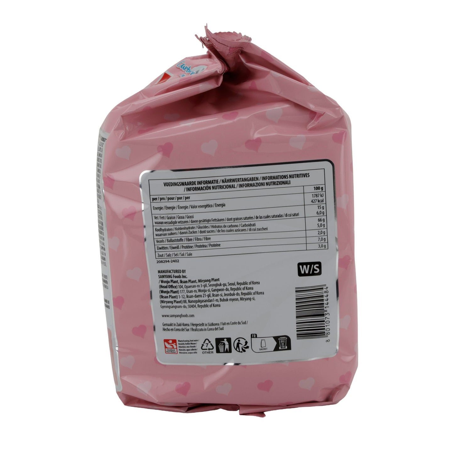 Buldak Carbonara Ramen Samyang | Instant-Nudeln | Scharf mit Carbonara-Geschmack | 5er-Pack