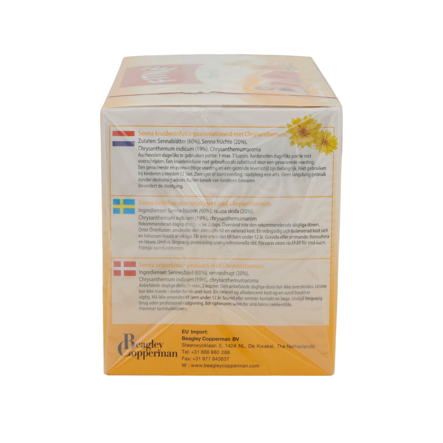 Infusion aux herbes Fitné | Saveur de chrysanthème | avec arôme de chrysanthème | 5 g