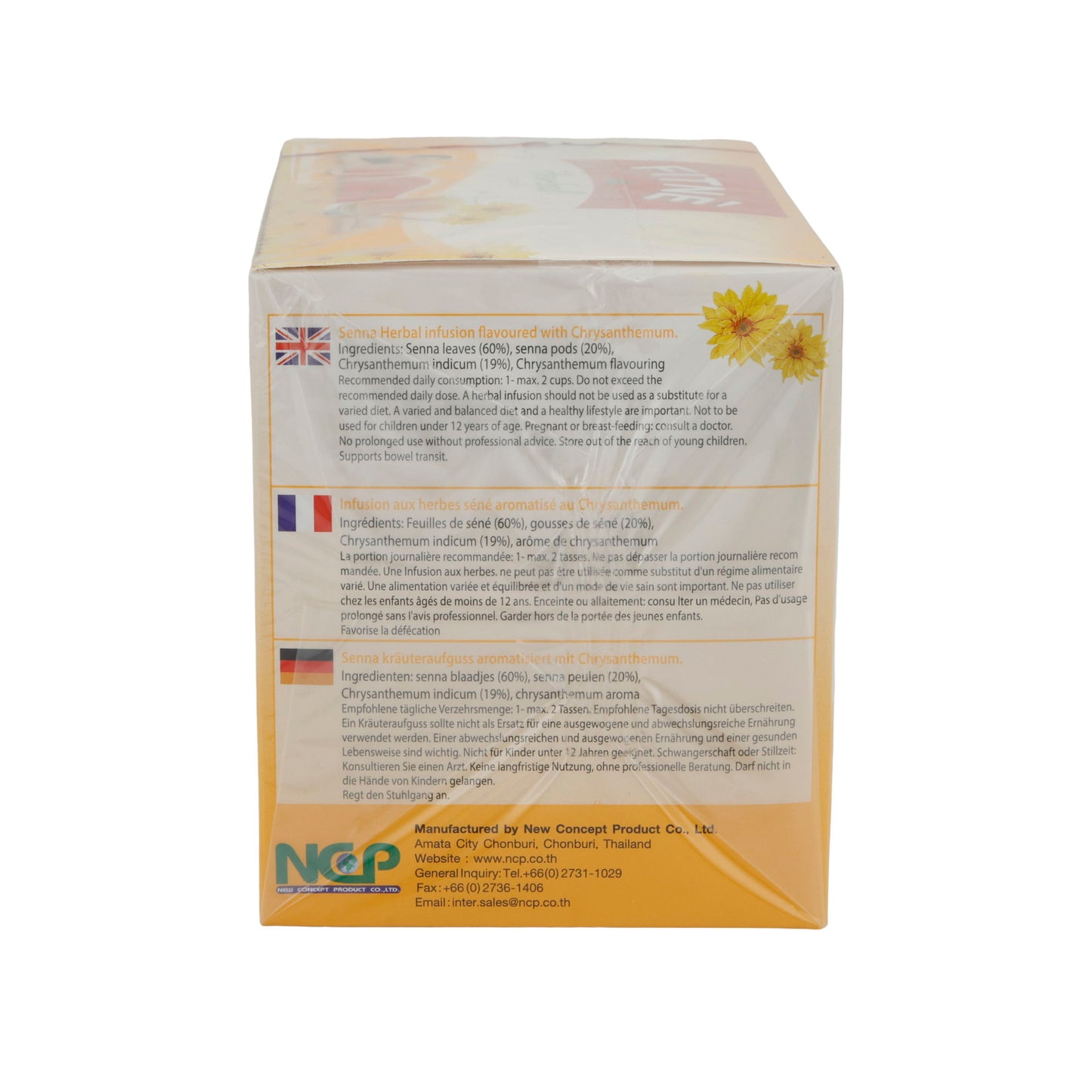 Infusion aux herbes Fitné | Saveur de chrysanthème | avec arôme de chrysanthème | 5 g