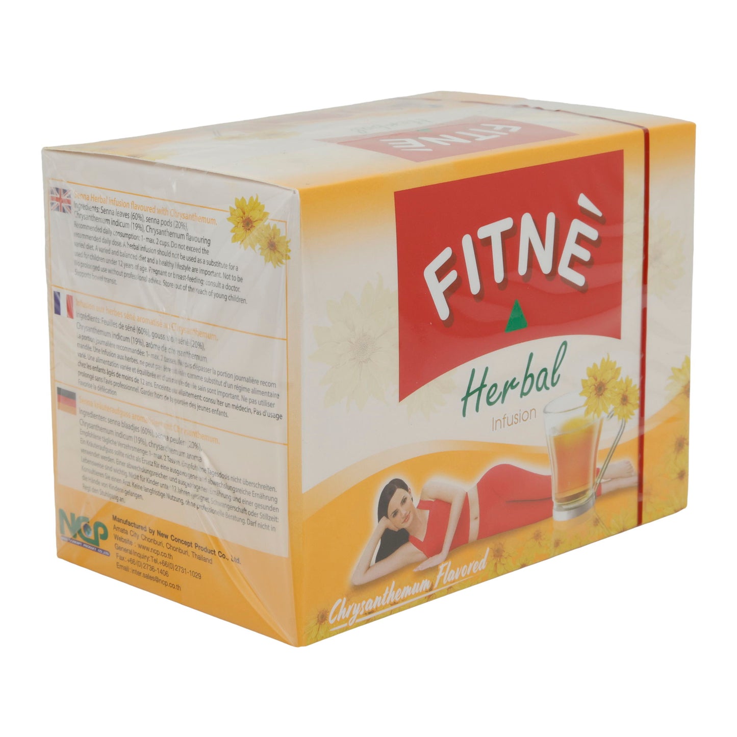 Infusion aux herbes Fitné | Saveur de chrysanthème | avec arôme de chrysanthème | 5 g
