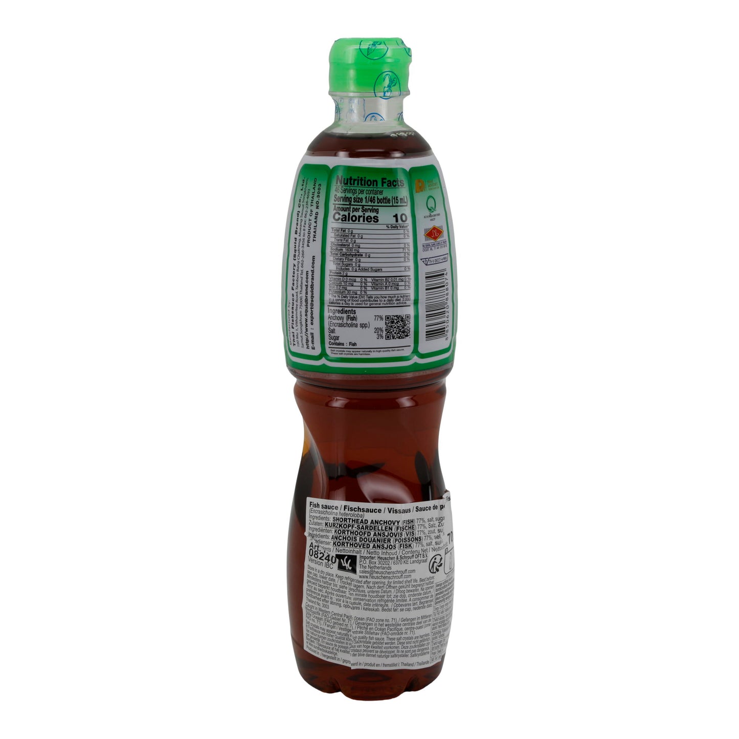 Vissaus Squid Brand | Saus | Premium uit Thailand | 700 ml