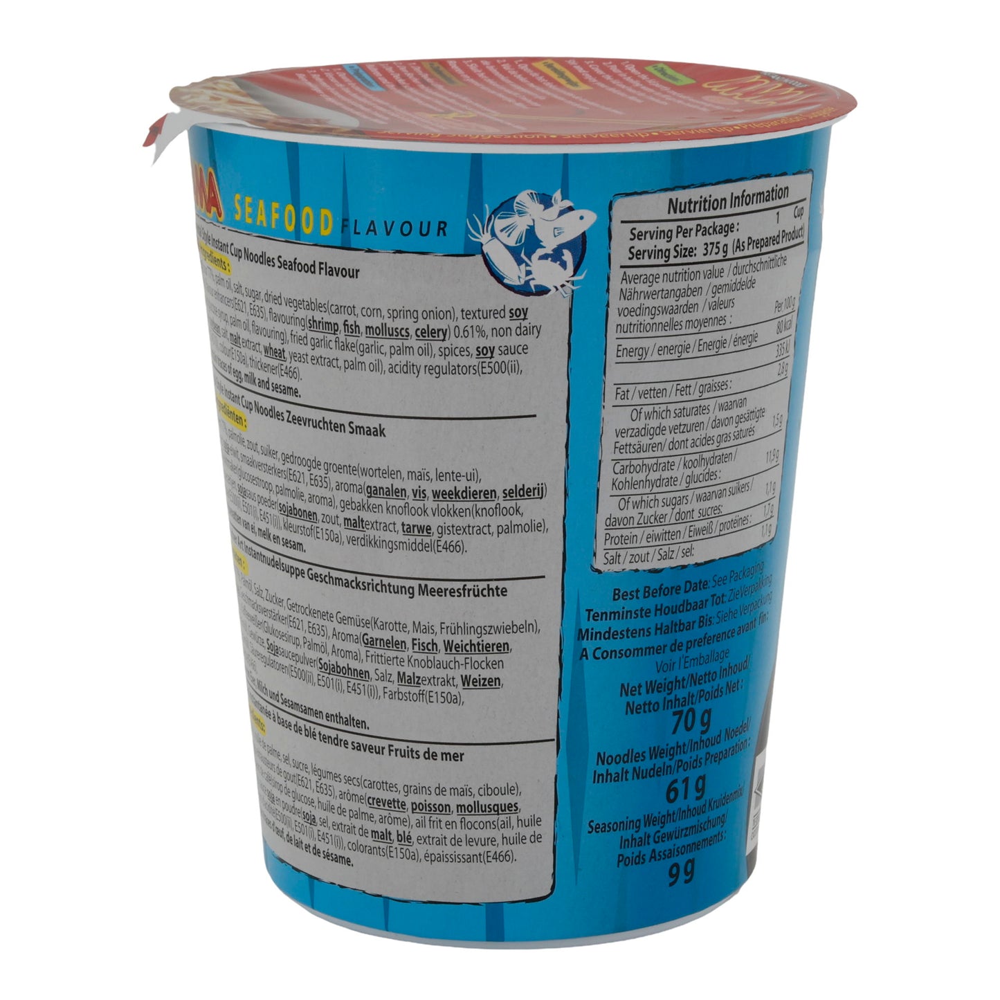 Cup Instantnoedels Zeevruchten Smaak MAMA | Instant-Noedels | 70 g