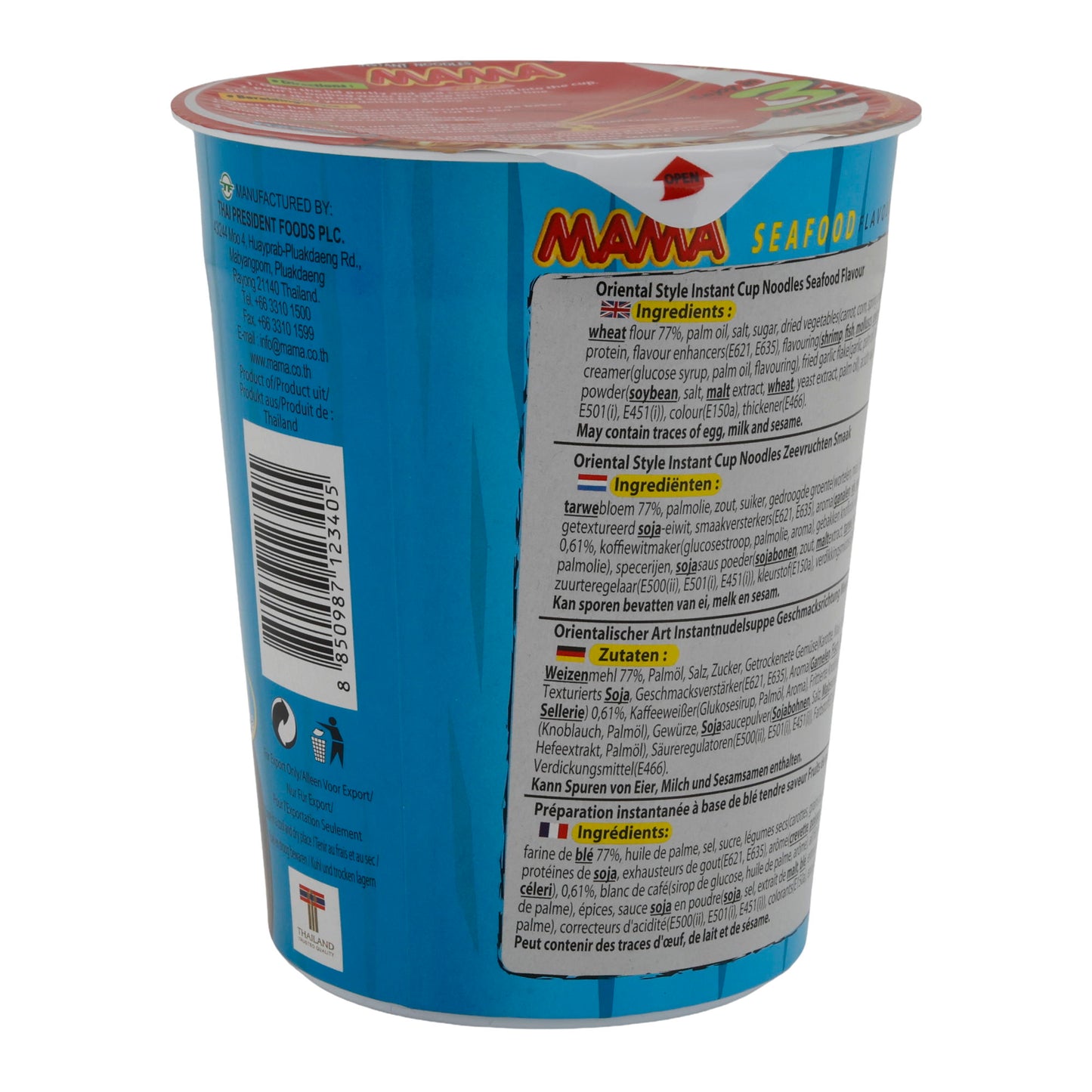 Cup Instantnoedels Zeevruchten Smaak MAMA | Instant-Noedels | 70 g
