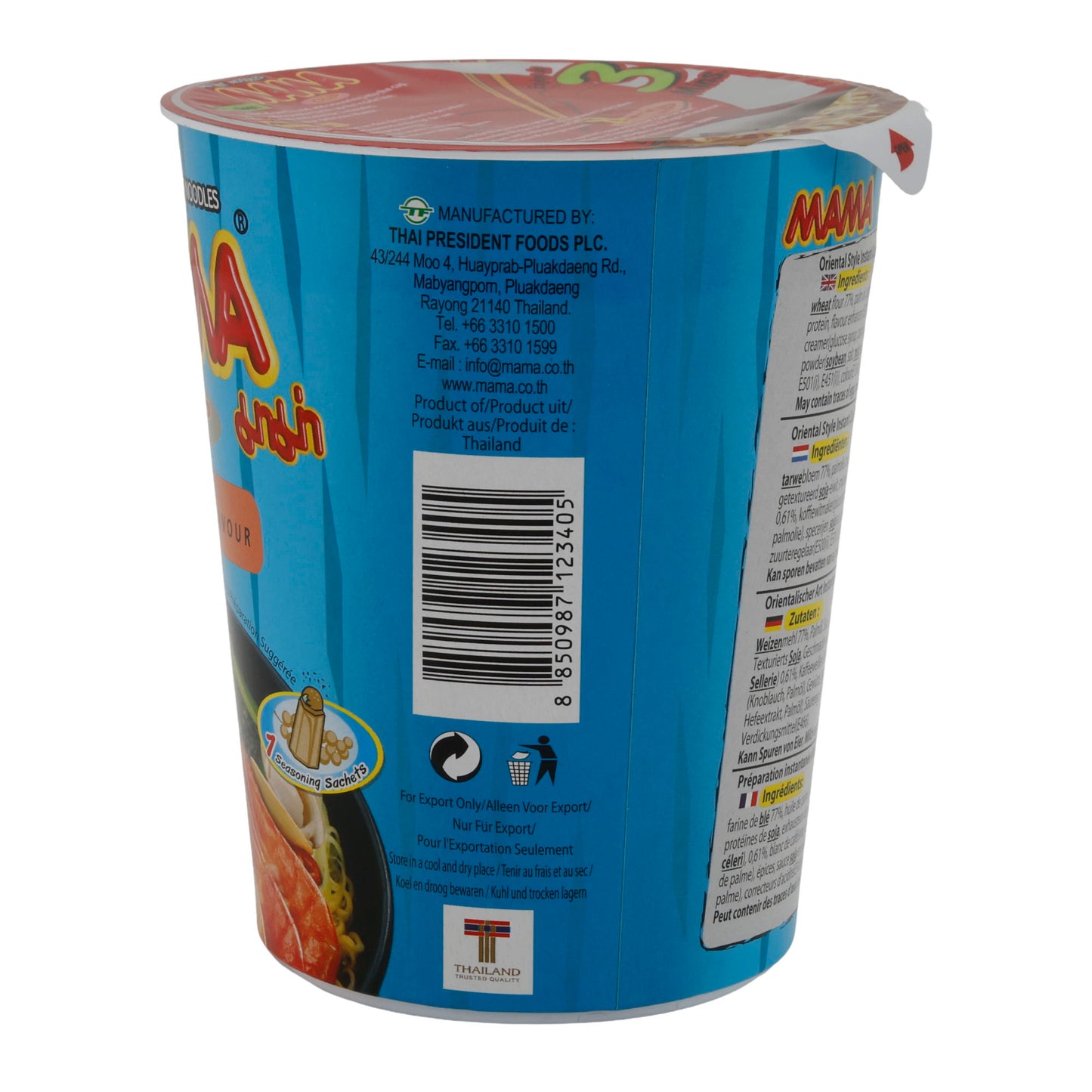 Cup Instantnoedels Zeevruchten Smaak MAMA | Instant-Noedels | 70 g